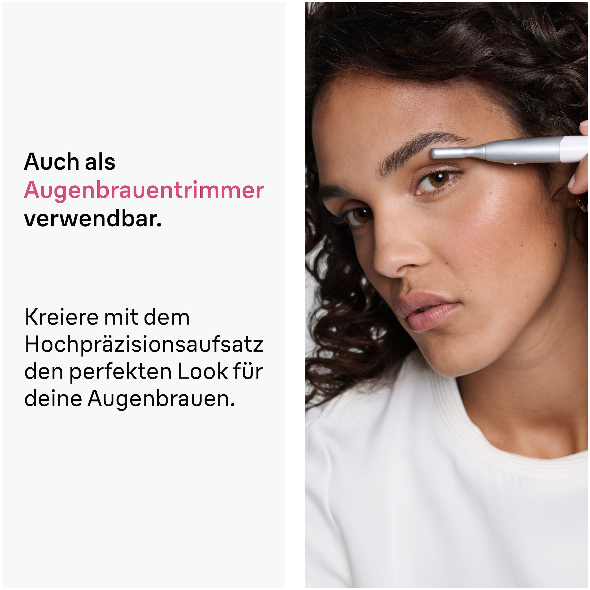 Braun Körper- und Bikinitrimmer »FG1100« Silk·épil Bikini Trimmer, Präzisions-Trimmer & Styler, +4 Extras, Weiß