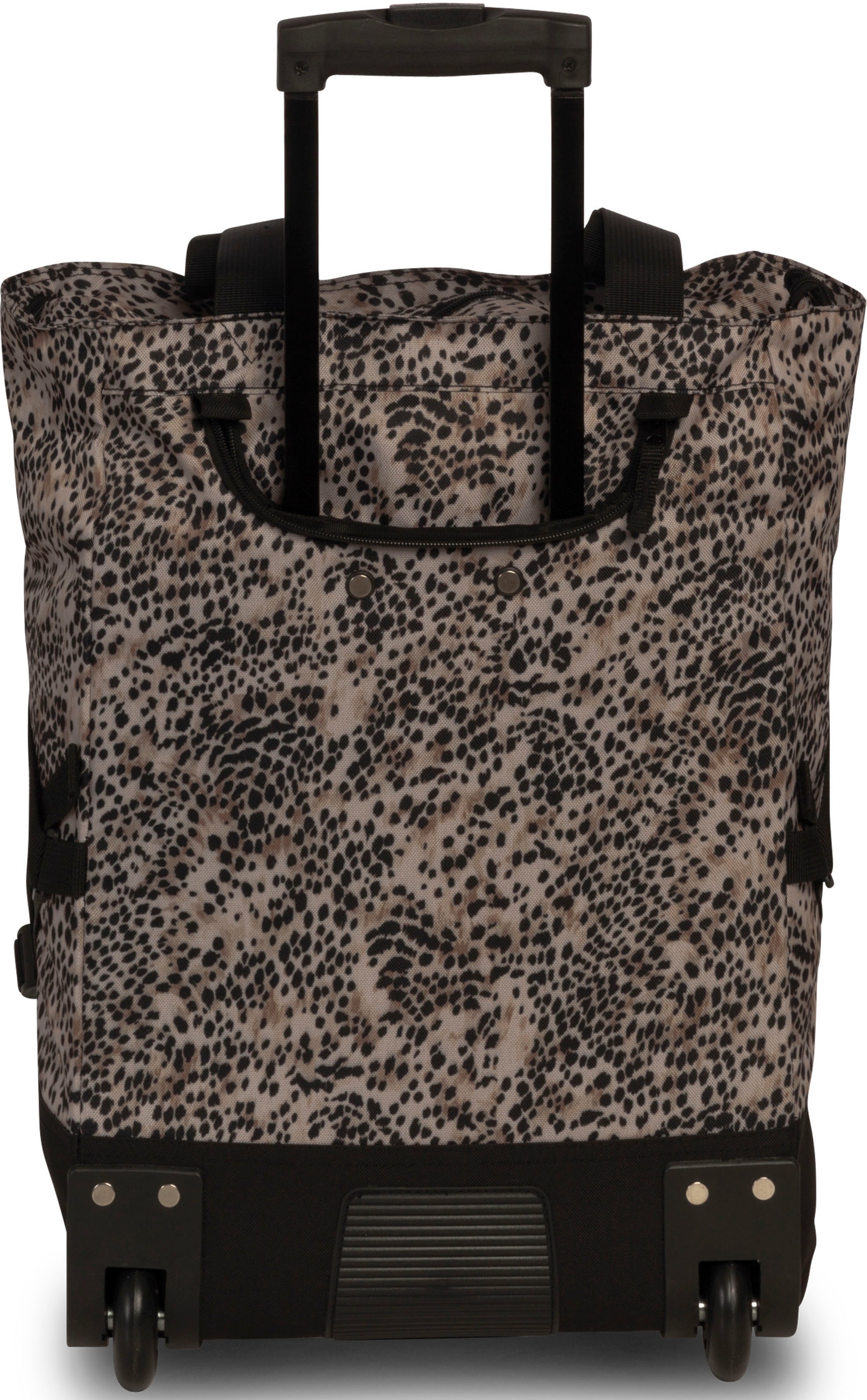 fabrizio® Einkaufstrolley »Punta-Wheel-Shopping-Roller«, (1 tlg.), edler Look mit mit schwarz/beige Muster