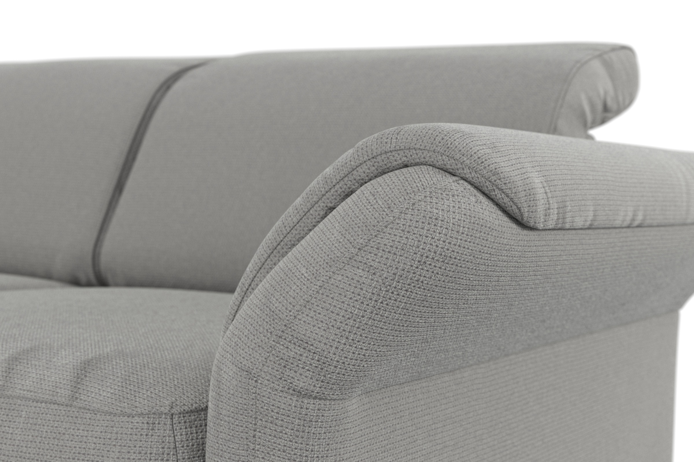 sit&more Ecksofa »Apulia L-Form«, wahlweise Bettfunktion, Bettkasten und Kopf- und Armteilverstellung