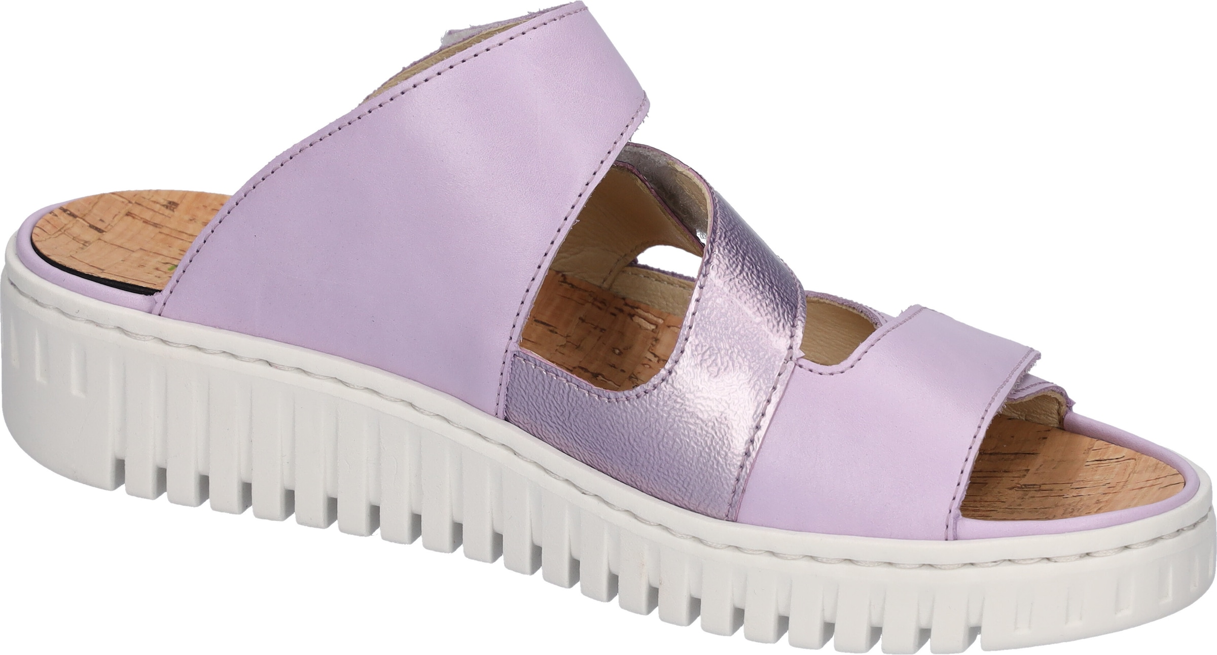Waldläufer Pantolette »H-Willow«, Keilabsatz, Sommerschuh, Schlappen mit Klettverschlüssen, Weite H