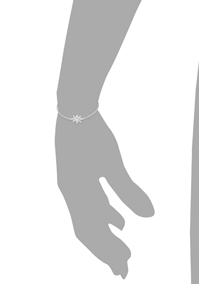 Prinzessin Lillifee Armband »Schneeflocke, 2036943«, mit Zirkonia (synth.)