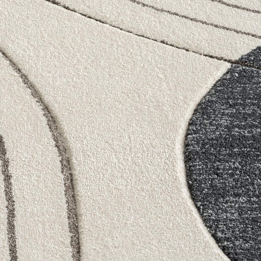 Carpet City Teppich »BONITO 7170«, rechteckig, 11 mm Höhe, Läufer, Flachflor, Hochtief-Muster/ 3D-Effekt, Geo-Muster, Wohnzimmer