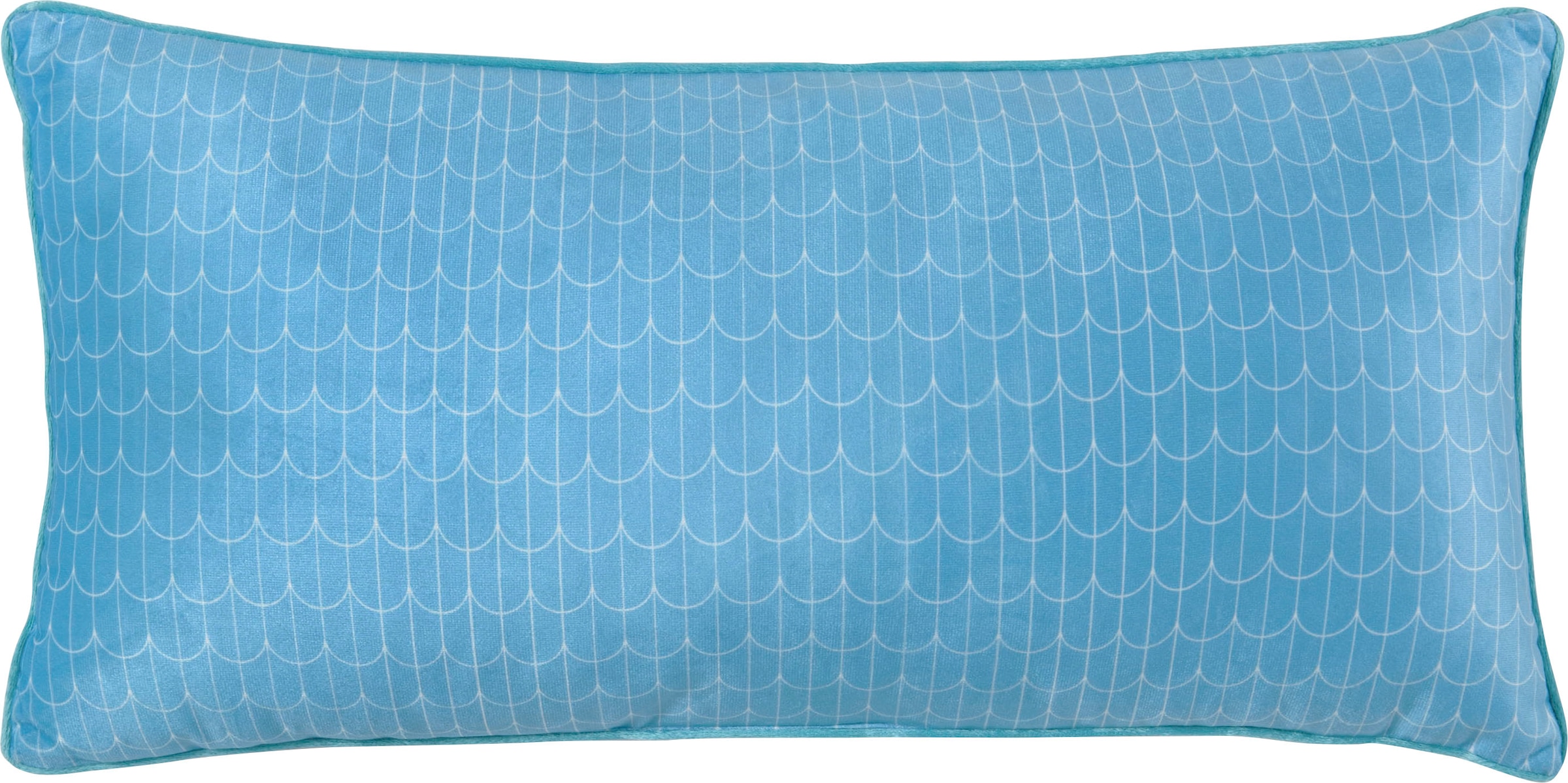 hip Dekokissen »Cailani«, Mit Füllung, 1 Stück, Biese, Wendeoptik, Weich, Mandala, Blau