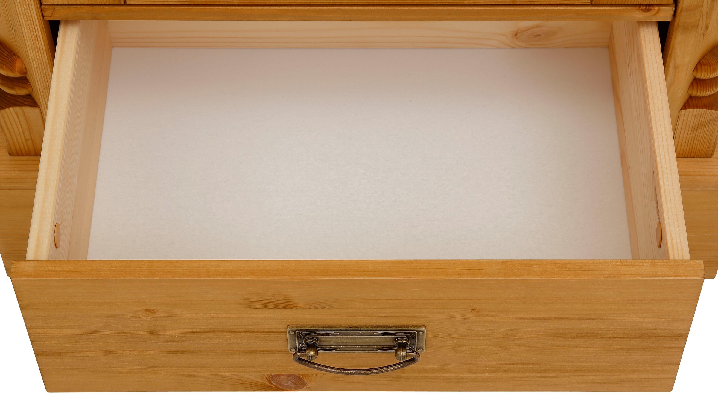 Home affaire Vitrine »Milan«, Höhe 199 cm, Massivholz, FSC®-zertifiziert