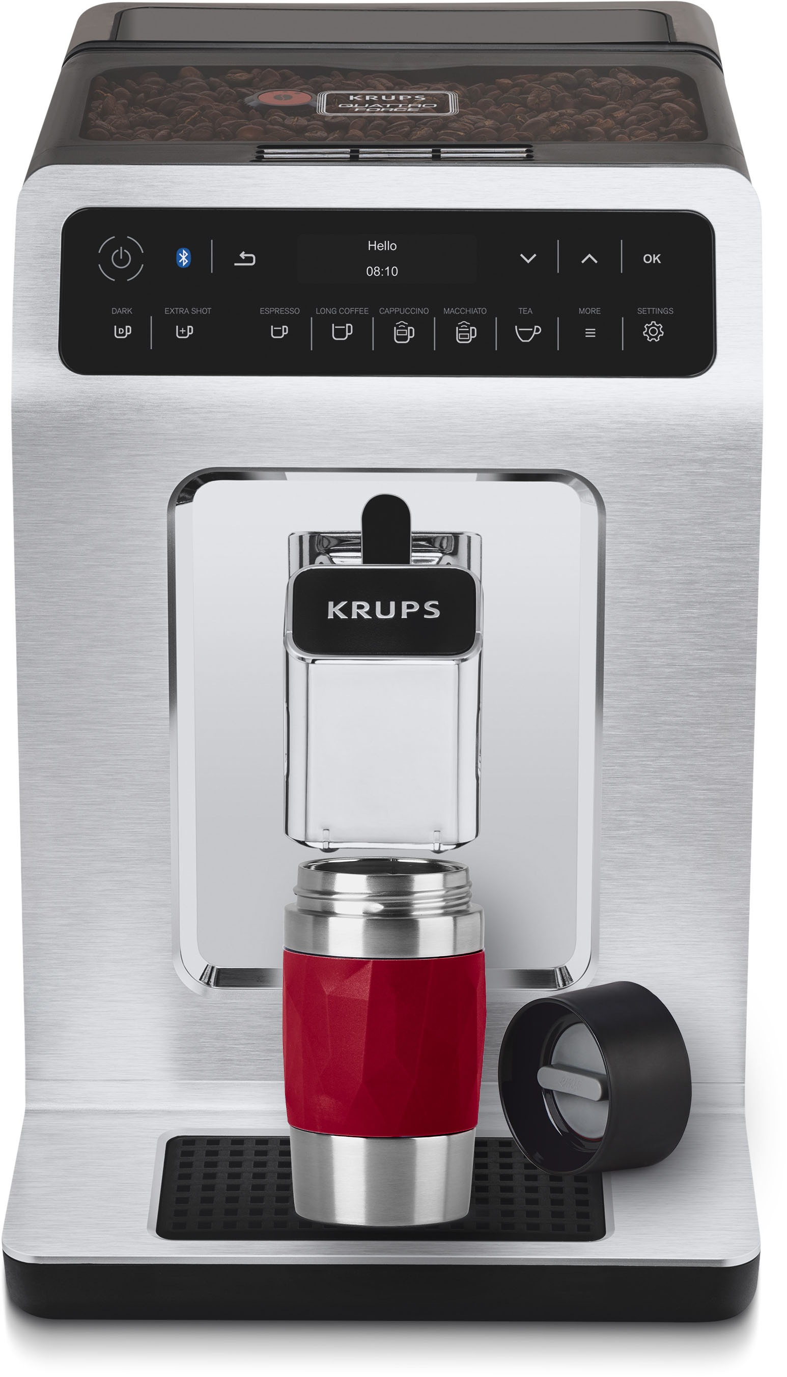 Emsa Thermobecher »Travel Mug Compact«, 0,3L, Edelstahl, 3h warm/6h kalt, 360°Trinköffnung, spülmaschinenfest