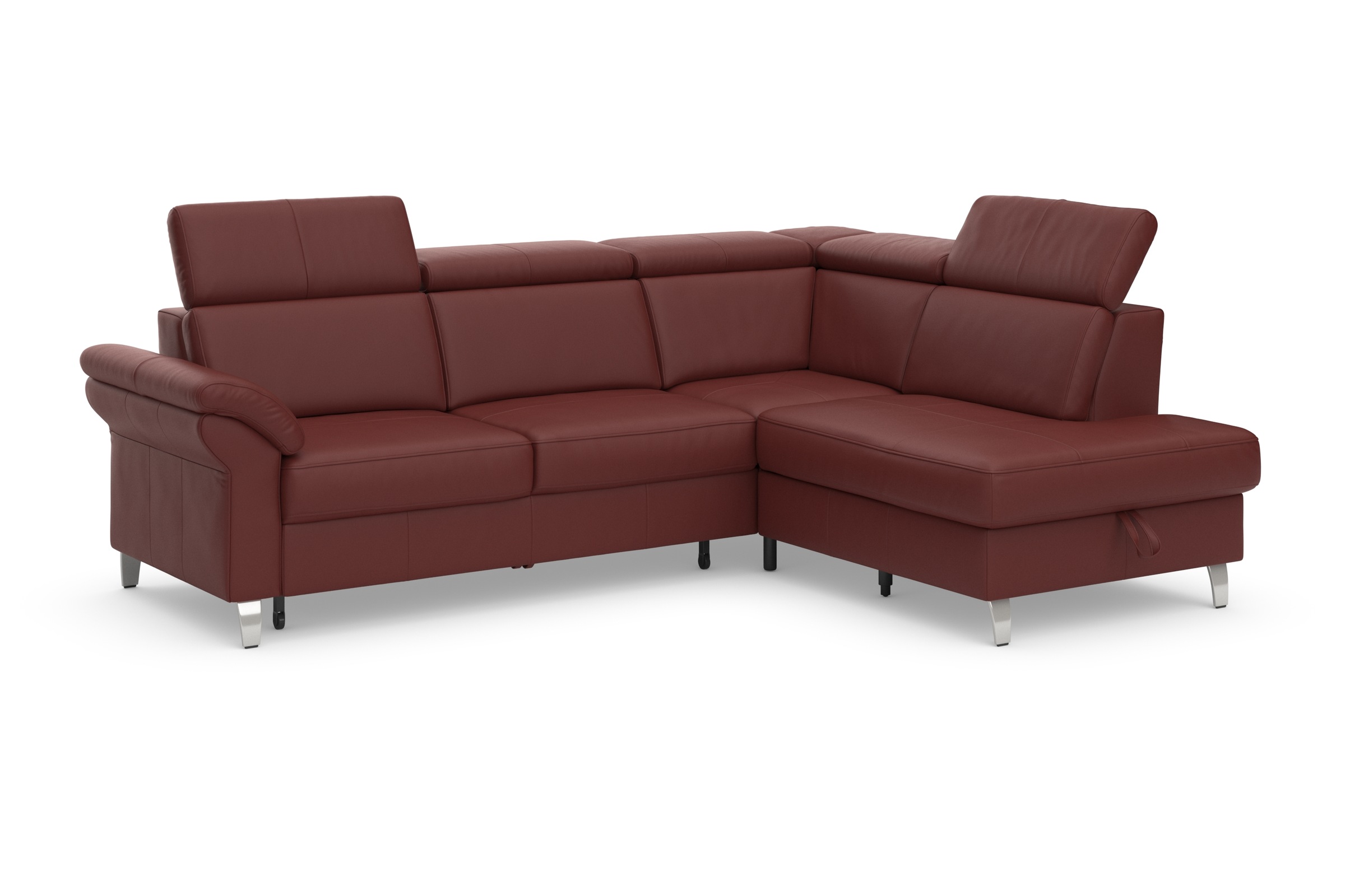 sit&more Ecksofa, inklusive Kopfteilverstellung, wahlweise mit Bettfunktion und Bettkasten