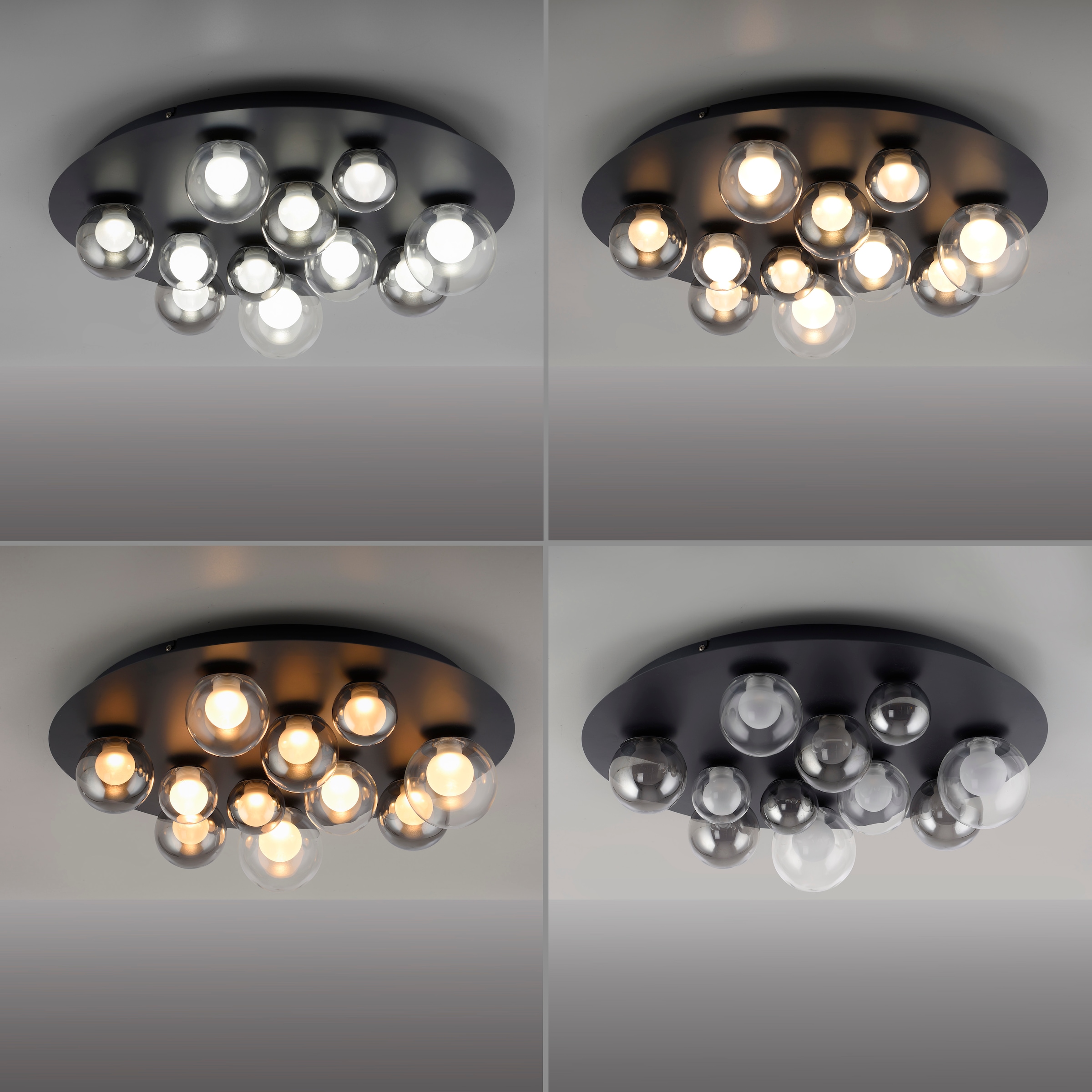 Neuhaus PURE LED Deckenleuchte »PURE Popup« LED-Board 1 Stk. warmweiß - kaltweiß Stufenloses dimmen, CCT, Fernbedienung, Memoryfunktion