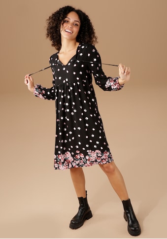 Aniston CASUAL Blusenkleid, mit dekorativen Blumendruck - NEUE KOLLEKTION kaufen