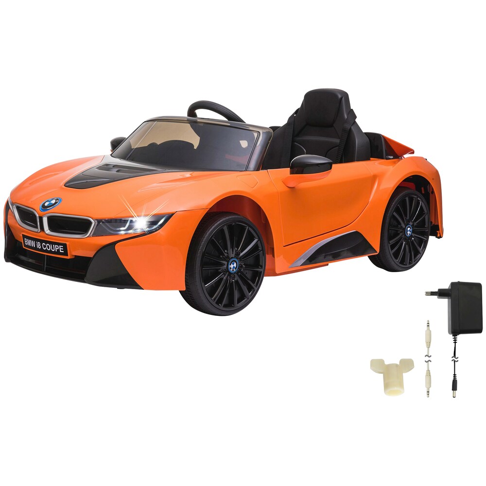 Elektro-Kinderauto »Ride-on BMW I8 Coupe orange«, ab 3 Jahren, bis 30 kg
