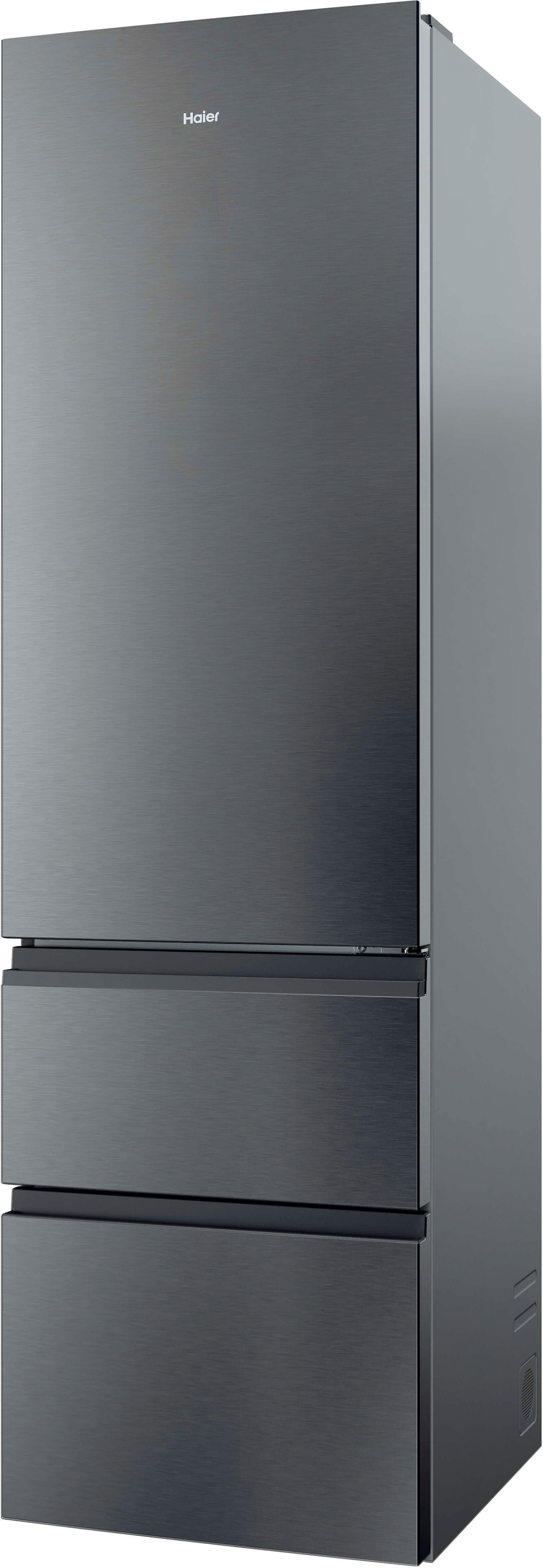 Haier Kühl-/Gefrierkombination Combi 3D 60 »HTR3620CNMP« 205 cm hoch 59,5 cm breit Easy Access-Gefrierschubladen: Alles schnell gefunden