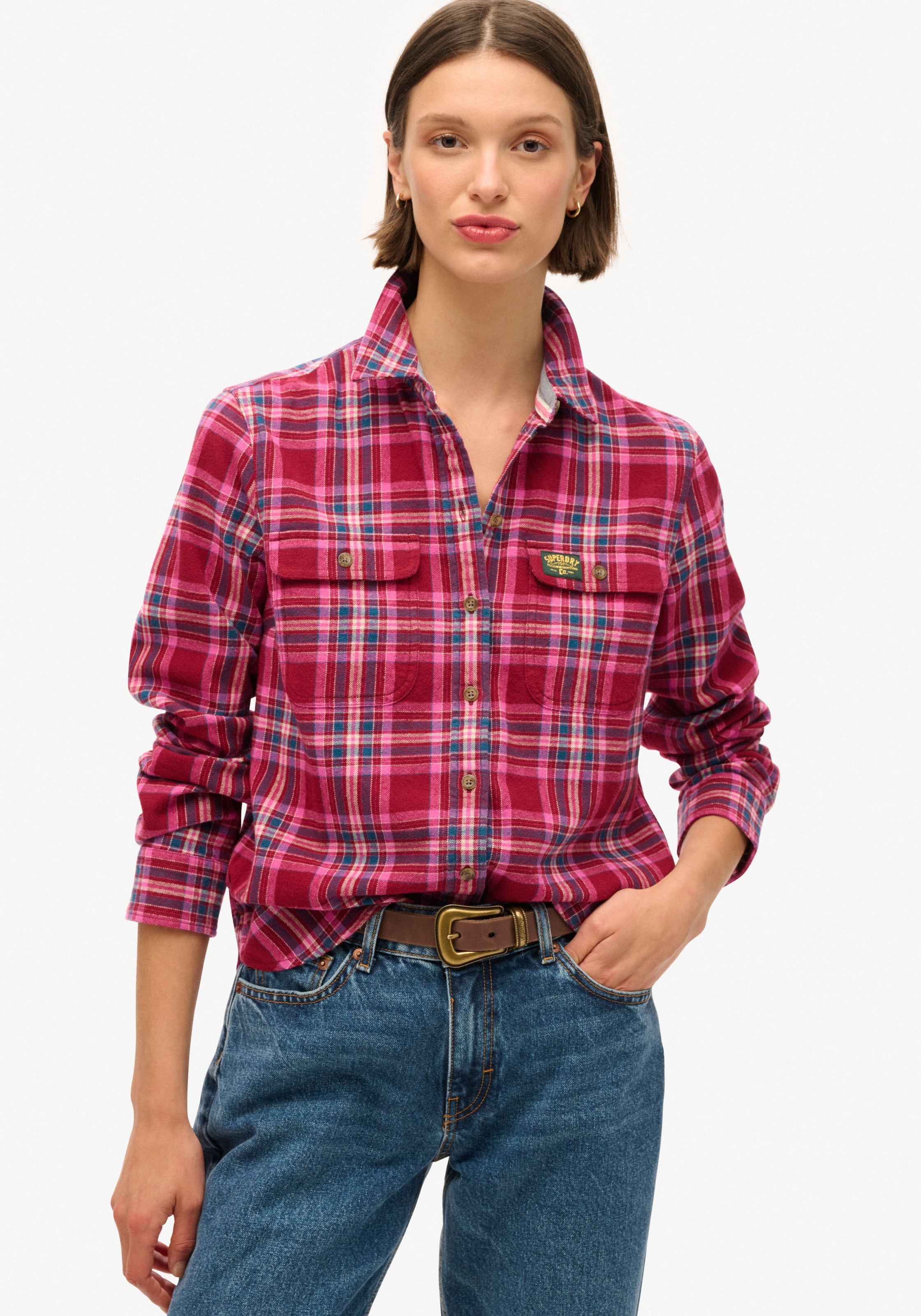 Superdry Flanellbluse »LUMBERJACK CHECK FLANNEL SHIRT«