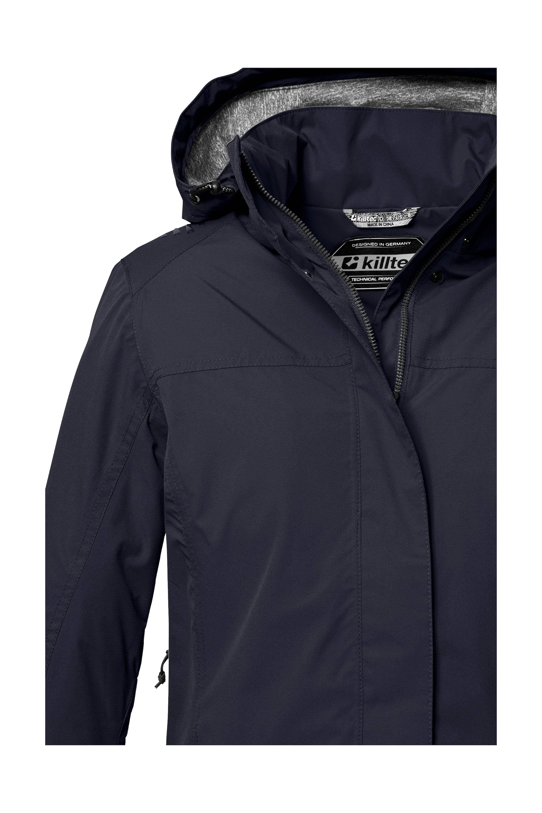 Killtec Outdoorjacke »KOS 11 WMN JCKT«, Wasserdichte, atmungsaktive Damenjacke mit verstellbarer Kapuze