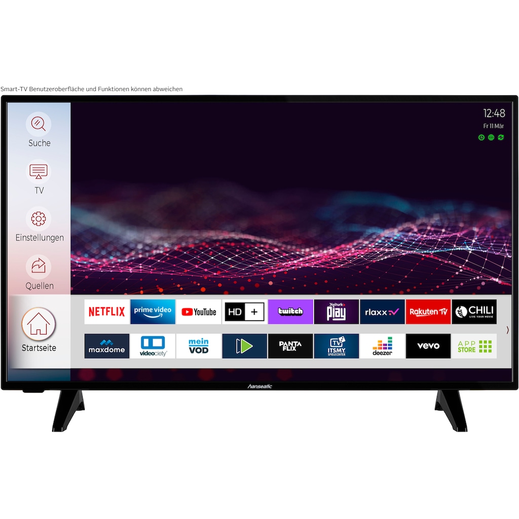 Hanseatic LED-Fernseher »40H700HDS«, 100 cm/40 Zoll, Full HD, Smart-TV