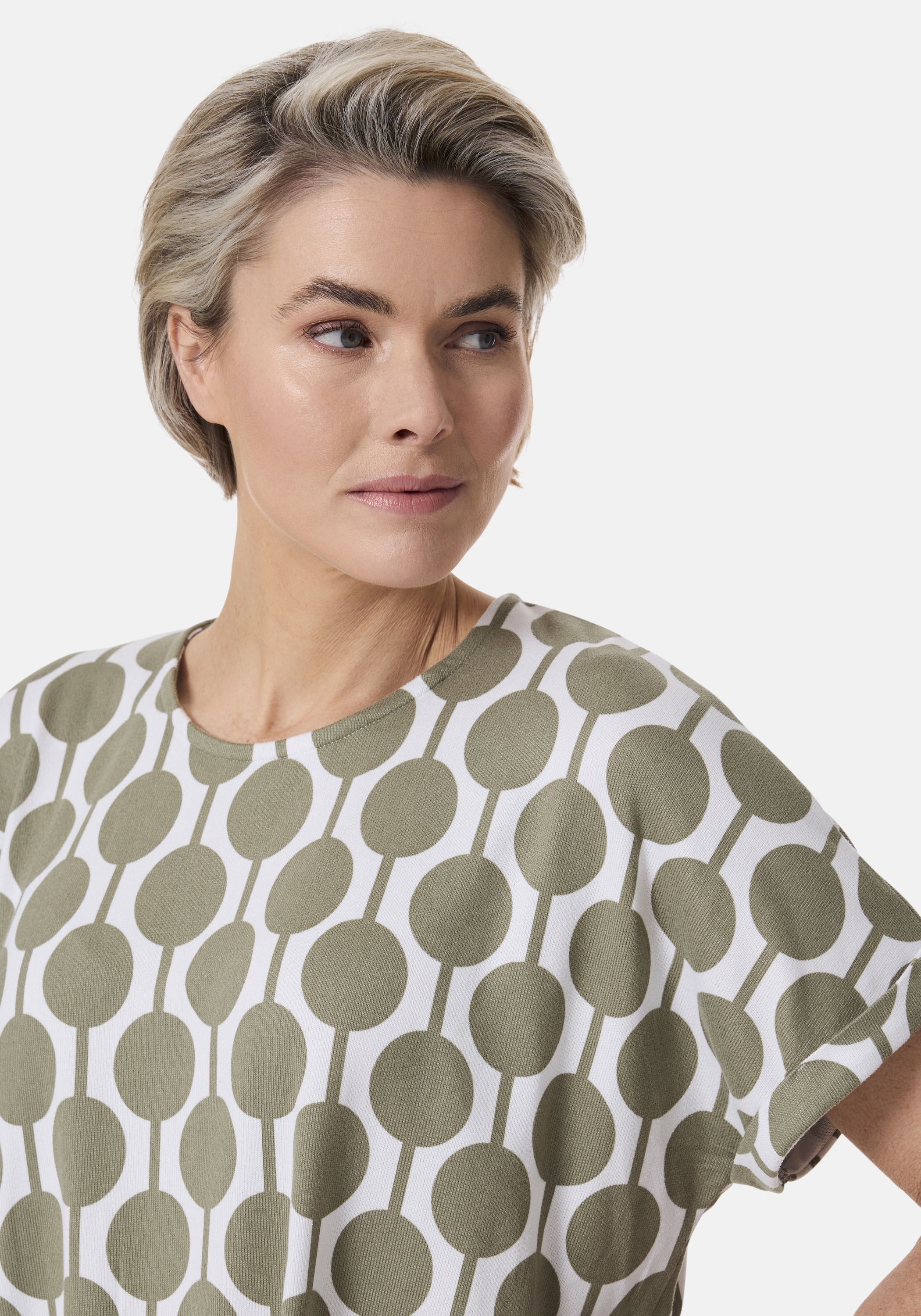 STOOKER WOMEN Kurzarmshirt »STCLEA Print T-Shirt« Regular Fit T-Shirt Spitzen- Shirt für Damen