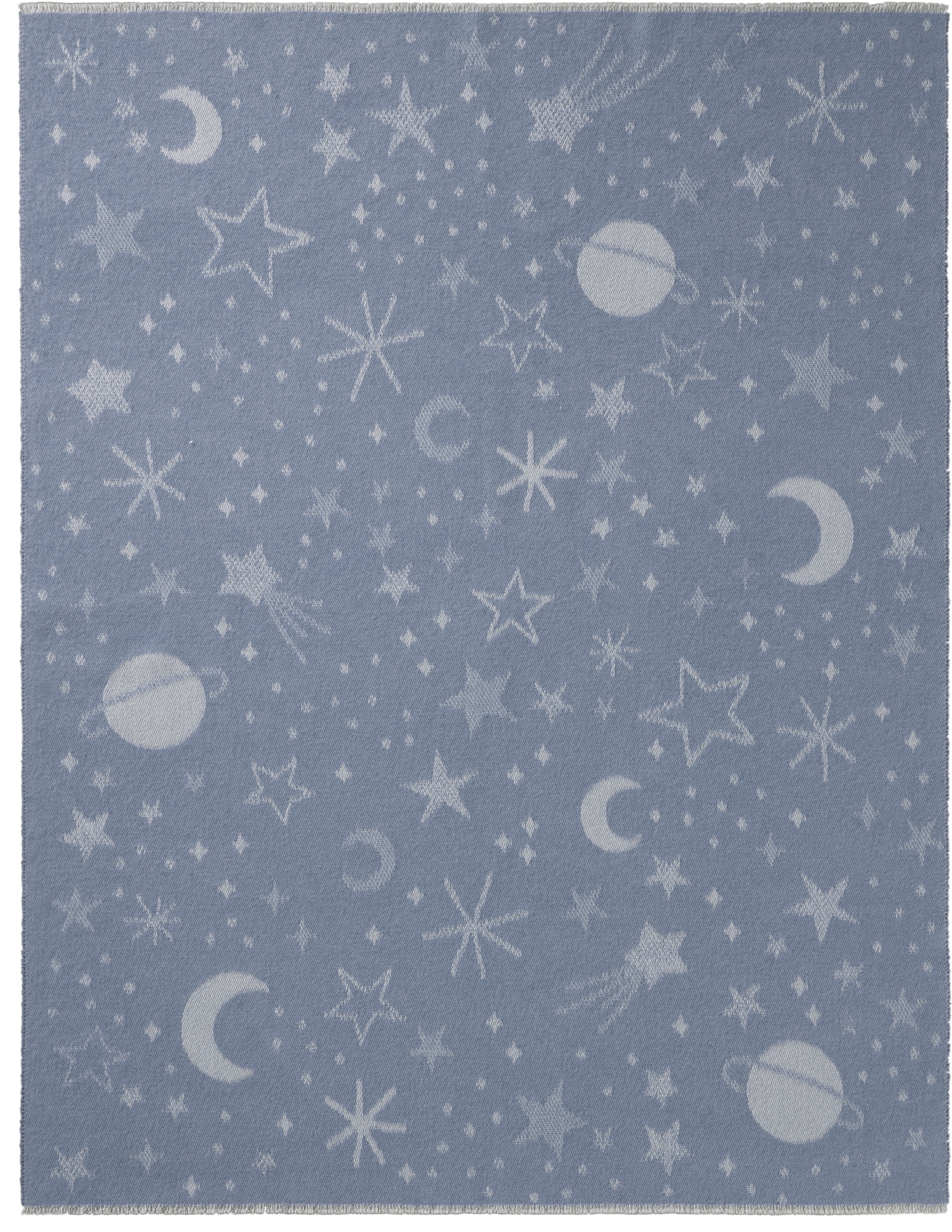 Biederlack Babydecke »Babydecke Universe«, 75 x 100, mit kurzen Fransen günstig online kaufen