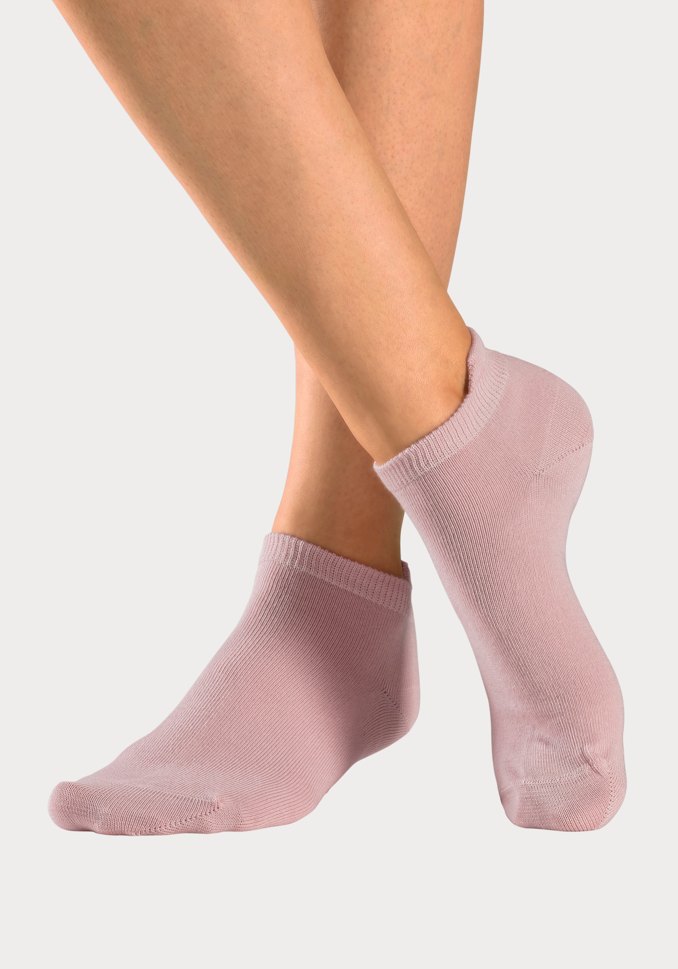 H.I.S Sneakersocken, (Packung, 8 Paar), mit verlängertem Bündchen hinten