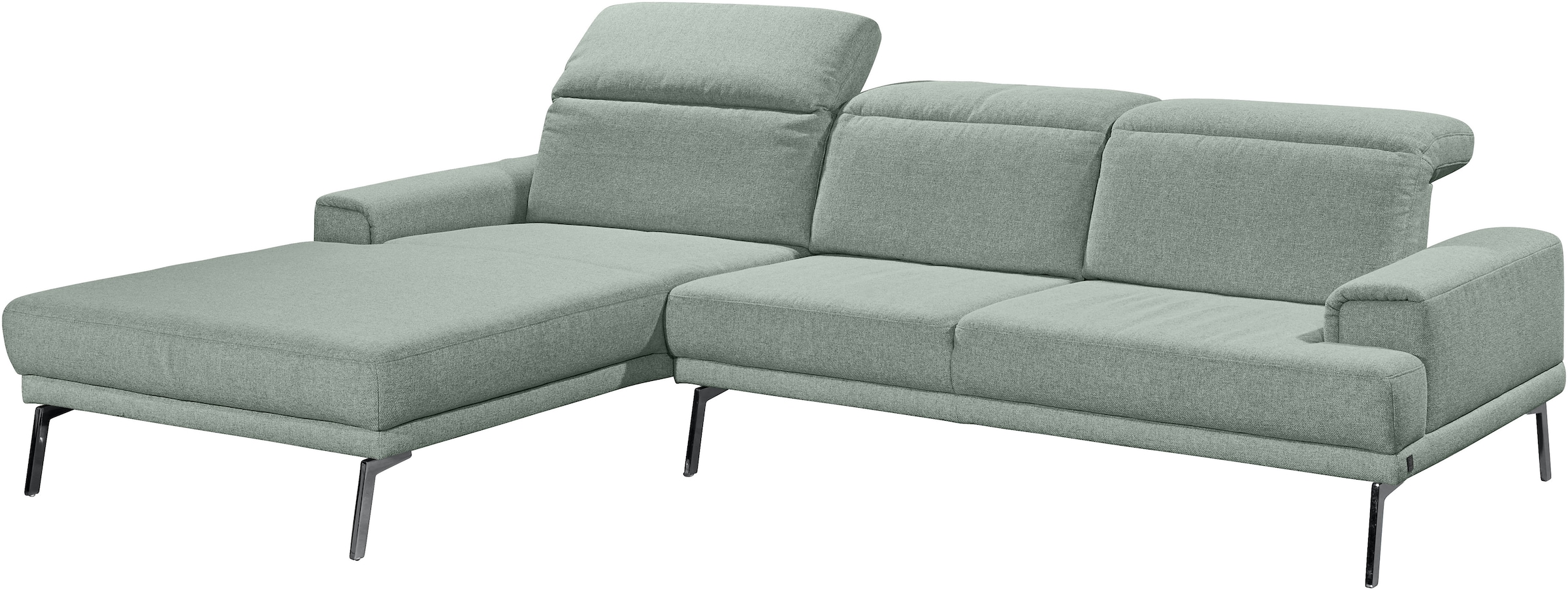 Musterring Ecksofa »MR 4580«, mit Kopf- und Sitztiefenverstellung, Metallfu günstig online kaufen