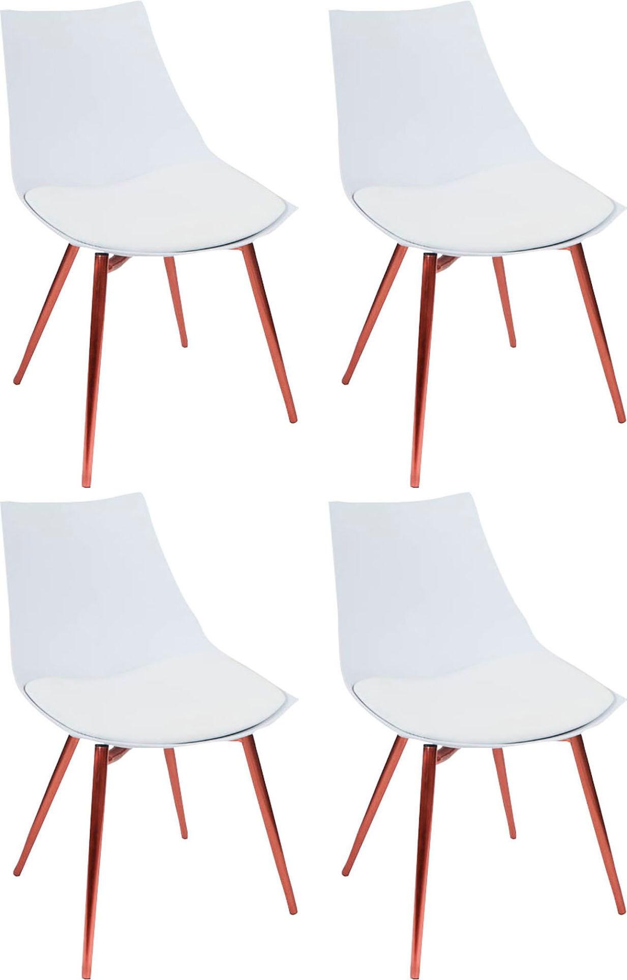 Kayoom Stuhl »Dakota 110 4er-Set, Kunstleder-Bezug, Sitzfläche aus Schaumst günstig online kaufen
