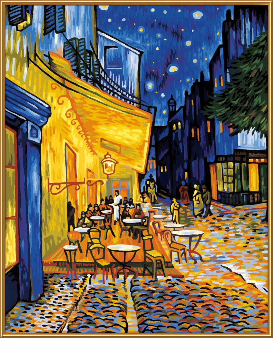 Schipper Malen nach Zahlen »Das Nachtcafé nach Vincent van Gogh (1853 - 1890)«, Meisterklasse Premium