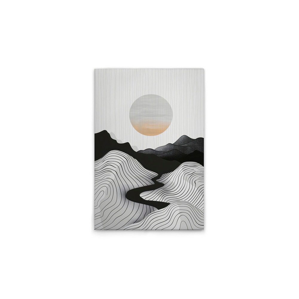 A.S. Création Leinwandbild »Grey Sun - Wandbild Schwarz Grau Weiß Keilrahme günstig online kaufen