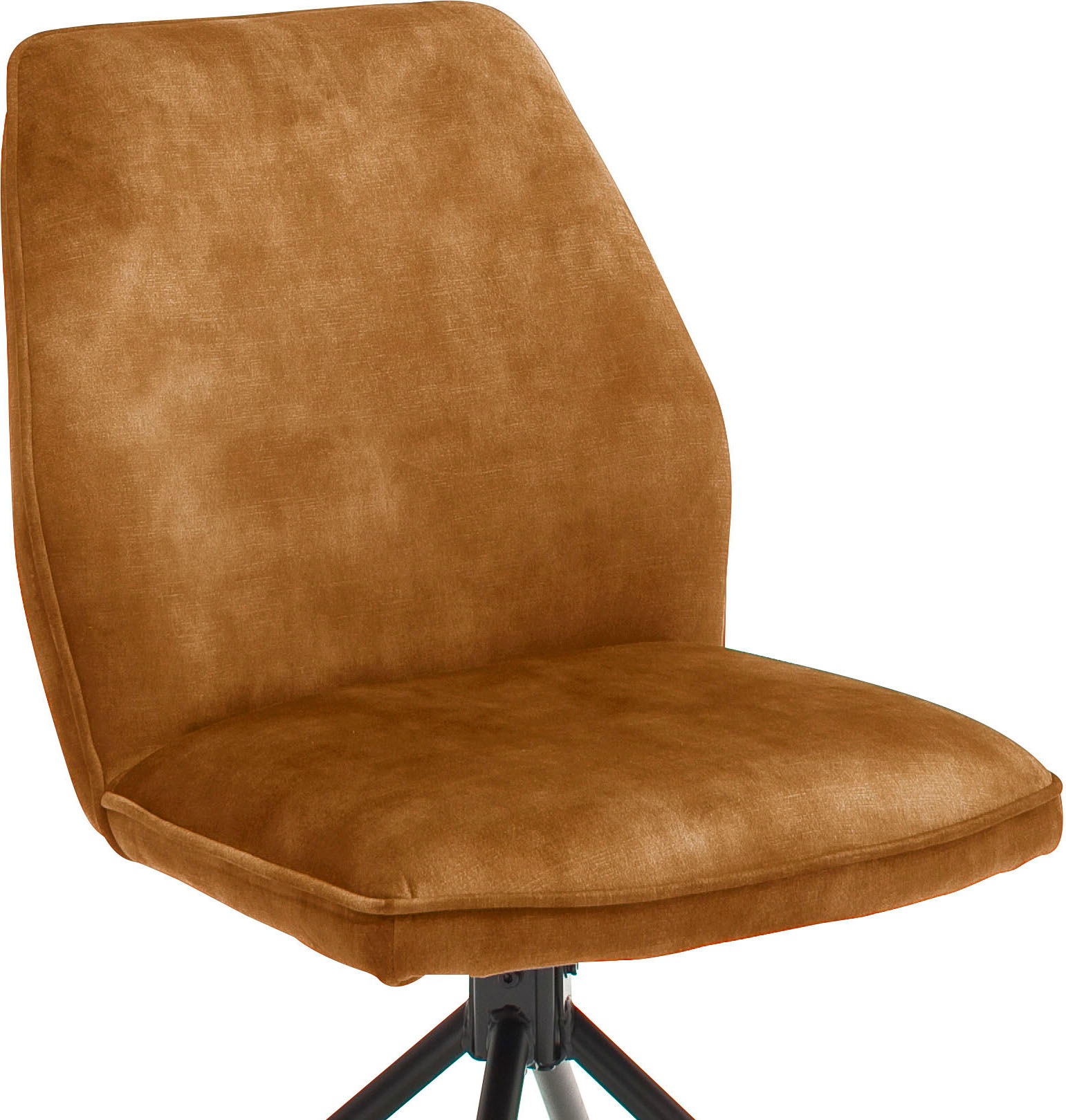 MCA furniture Esszimmerstuhl »Ottawa«, (Set), 2 St., Vintage, Vintage Veloursoptik mit Keder, Stuhl belastbar bis 120 Kg