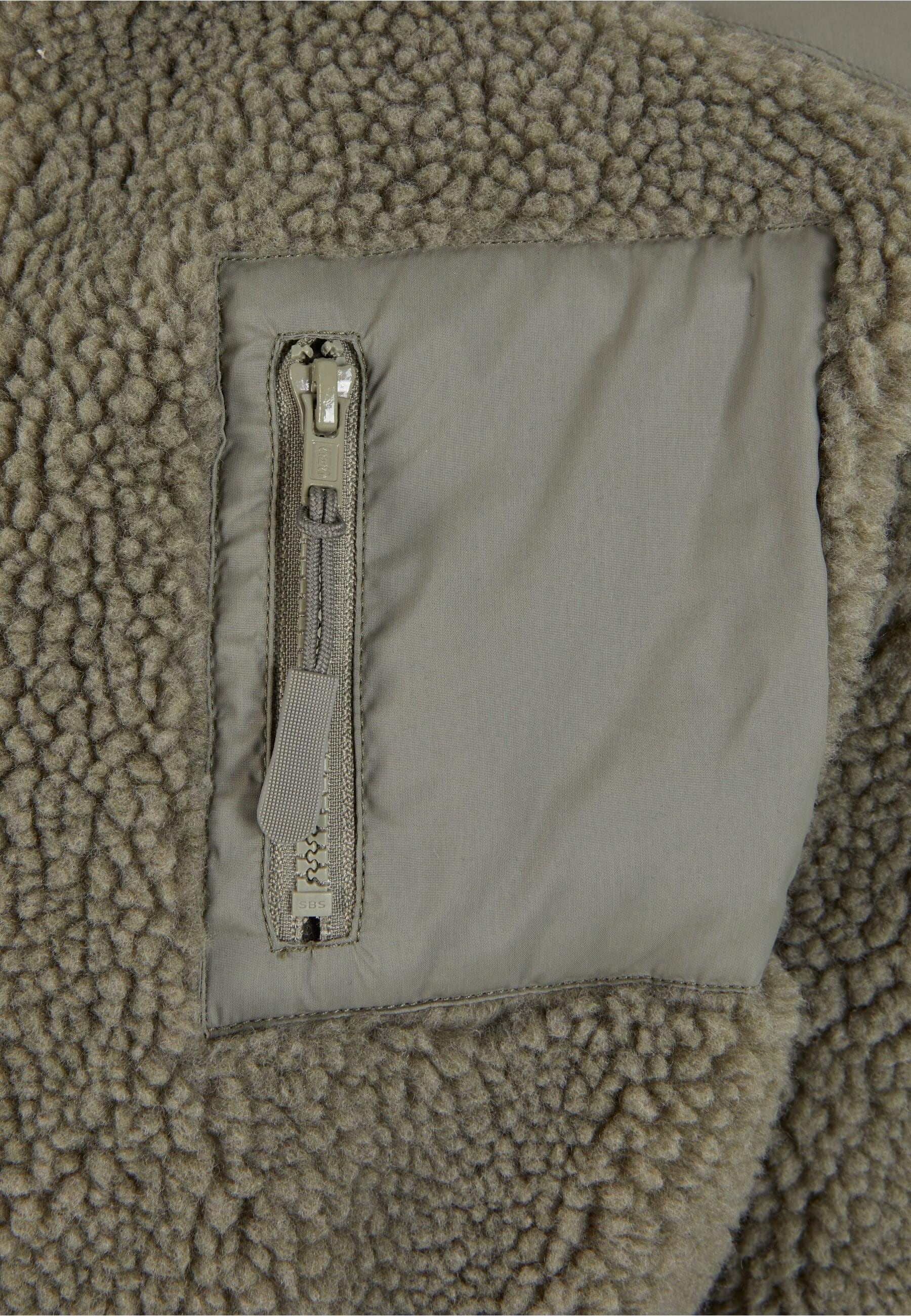 URBAN CLASSICS Winterjacke »Urban Classics Girls Sherpa Mix Jacket« 1 Stk. tlg. ohne Kapuze