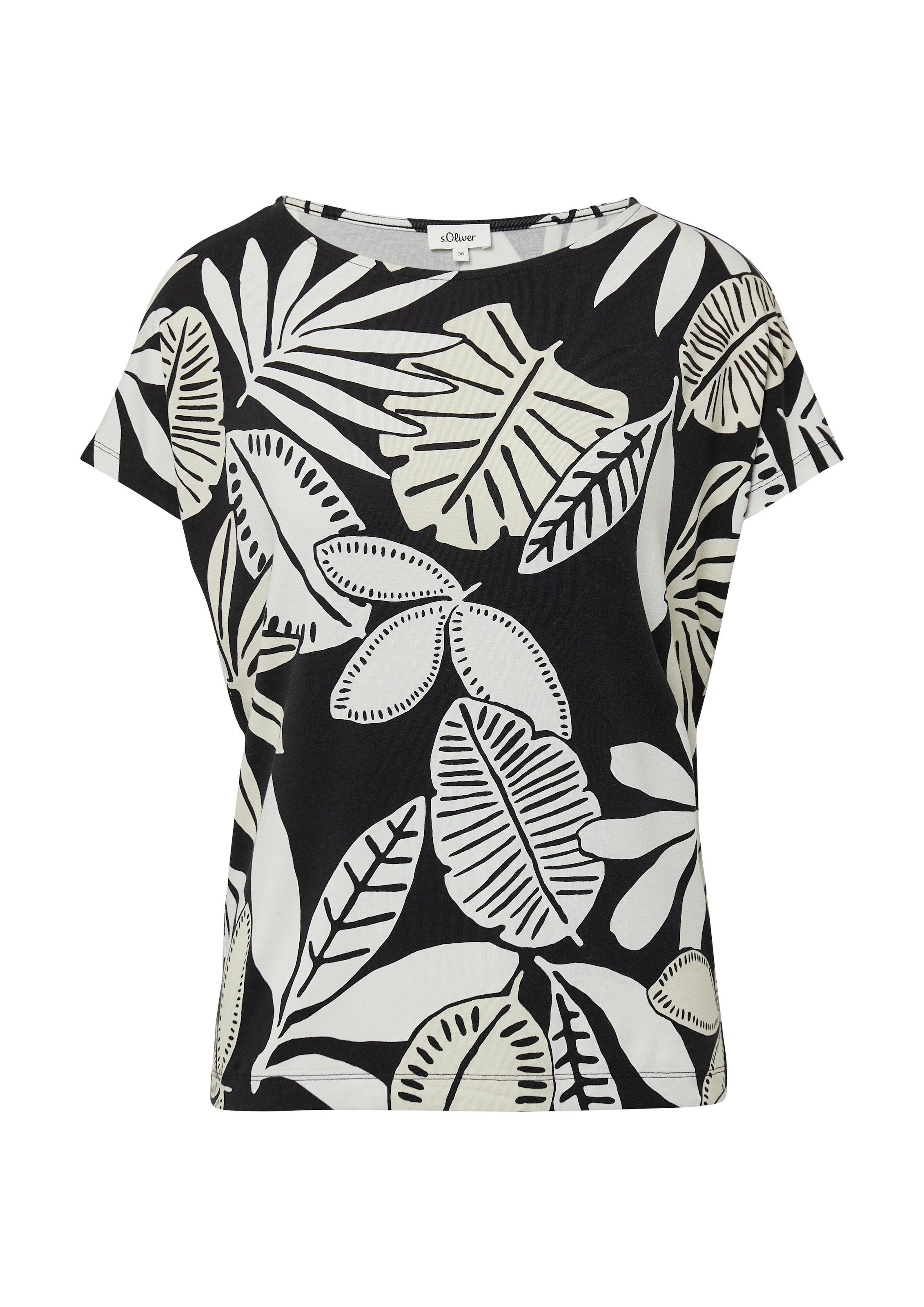 s.Oliver T-Shirt, mit All-Over Print