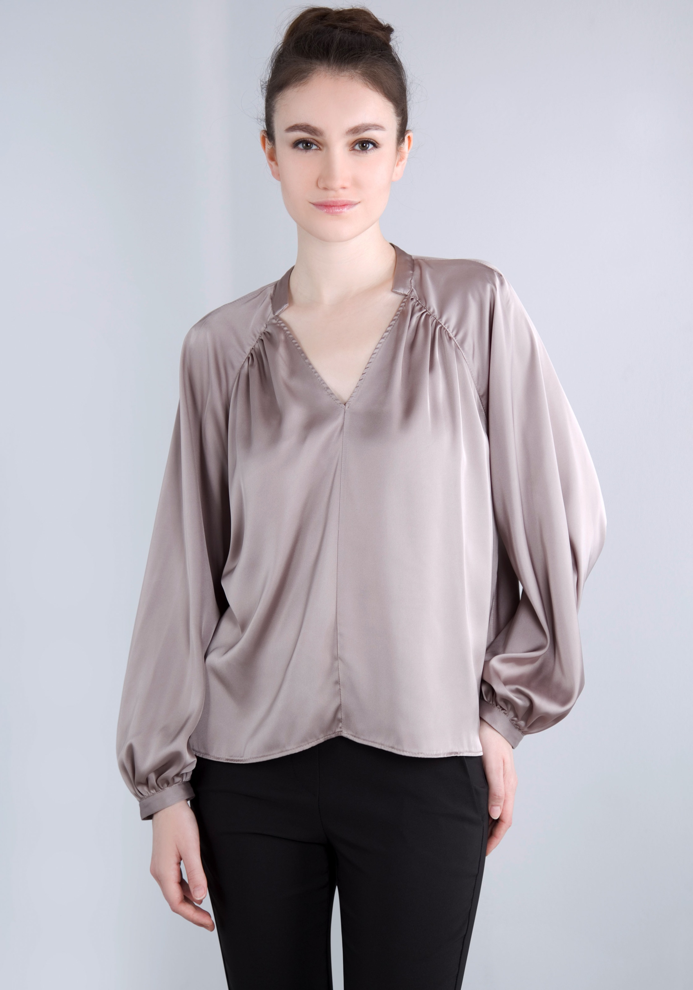 IMPERIAL Blusenshirt, in satinierter Optik