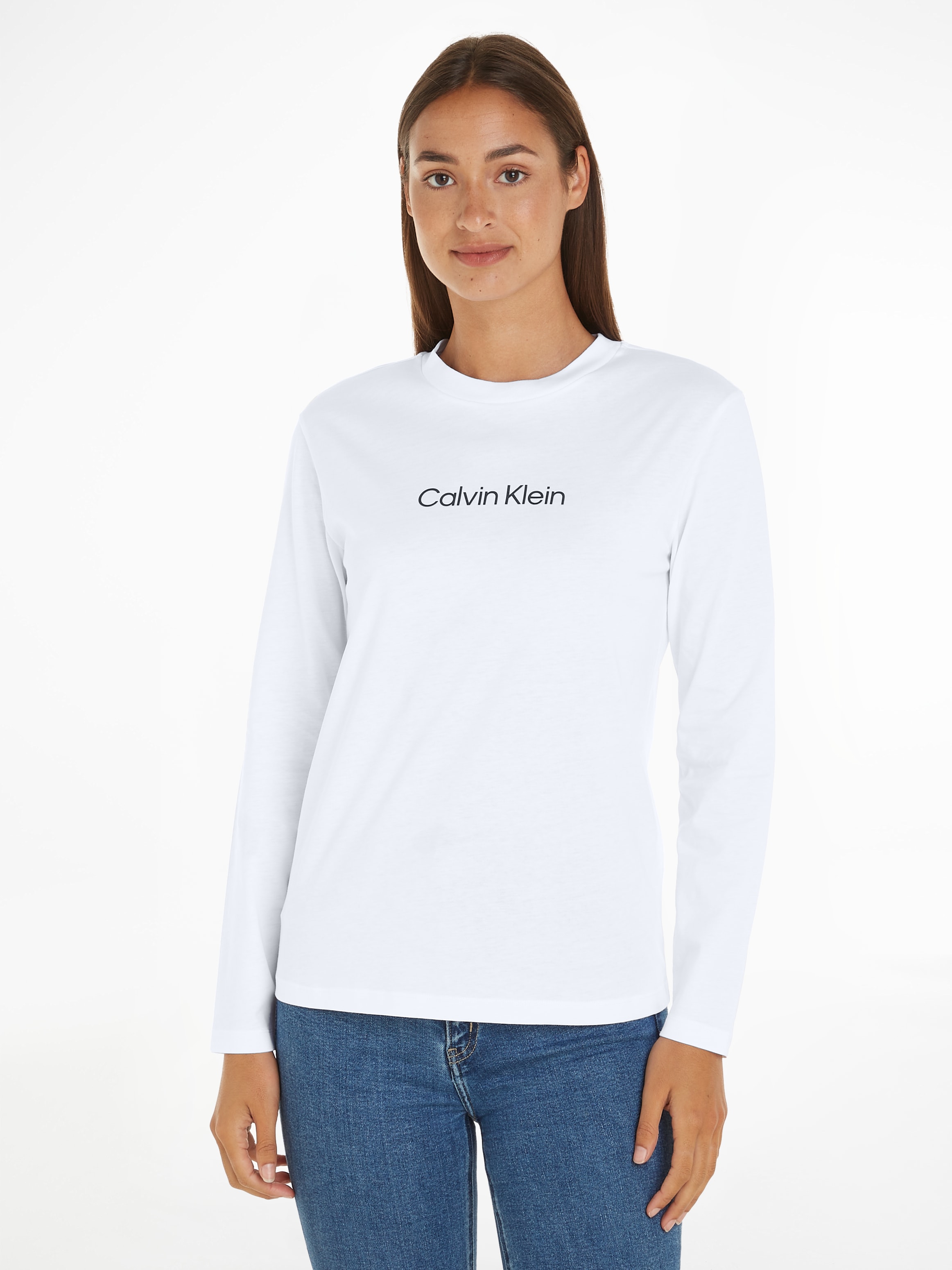 Calvin Klein Langarmshirt bestellen »HERO T-SHIRT« LONGSLEEVE LOGO