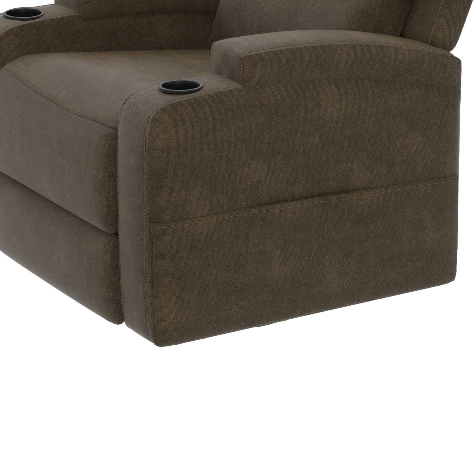 Home affaire 3-Sitzer »Napori«, Kinosofa mit 2 x Relaxfunktion und Getränkehalter