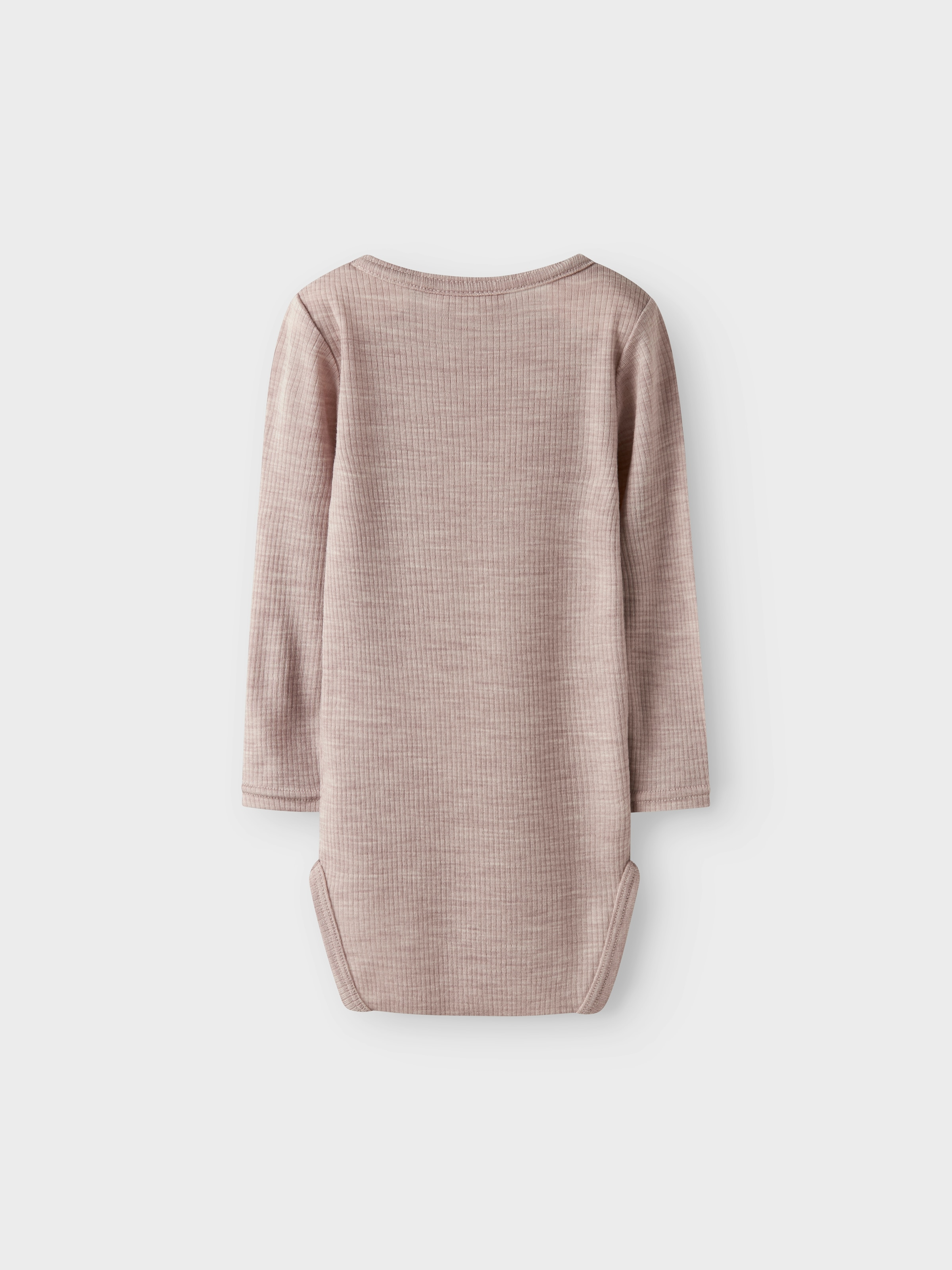 Name It Langarmbody »NBNWAX WOOL RIB LS BODY NOOS«, aus reiner Merinowolle