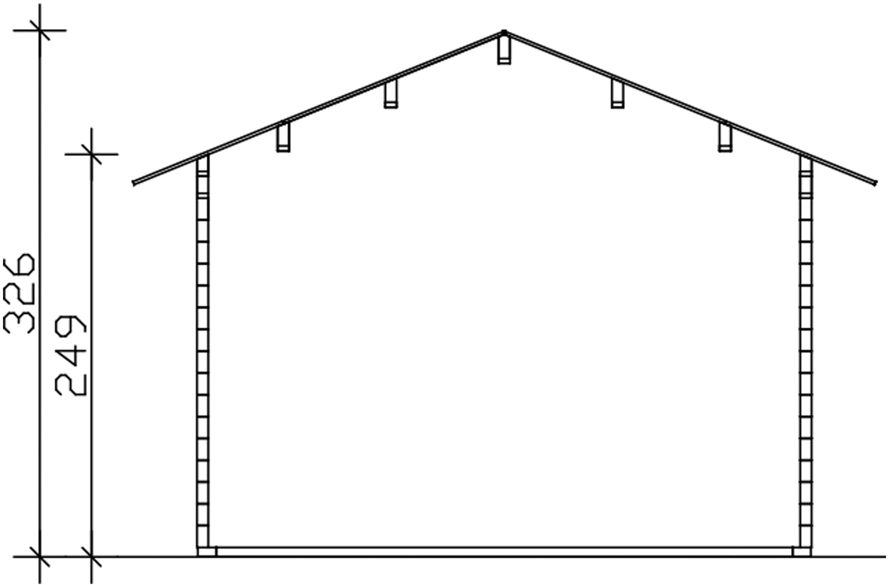 Skanholz Gartenhaus »Montreal 2«, mit 2. Schalung