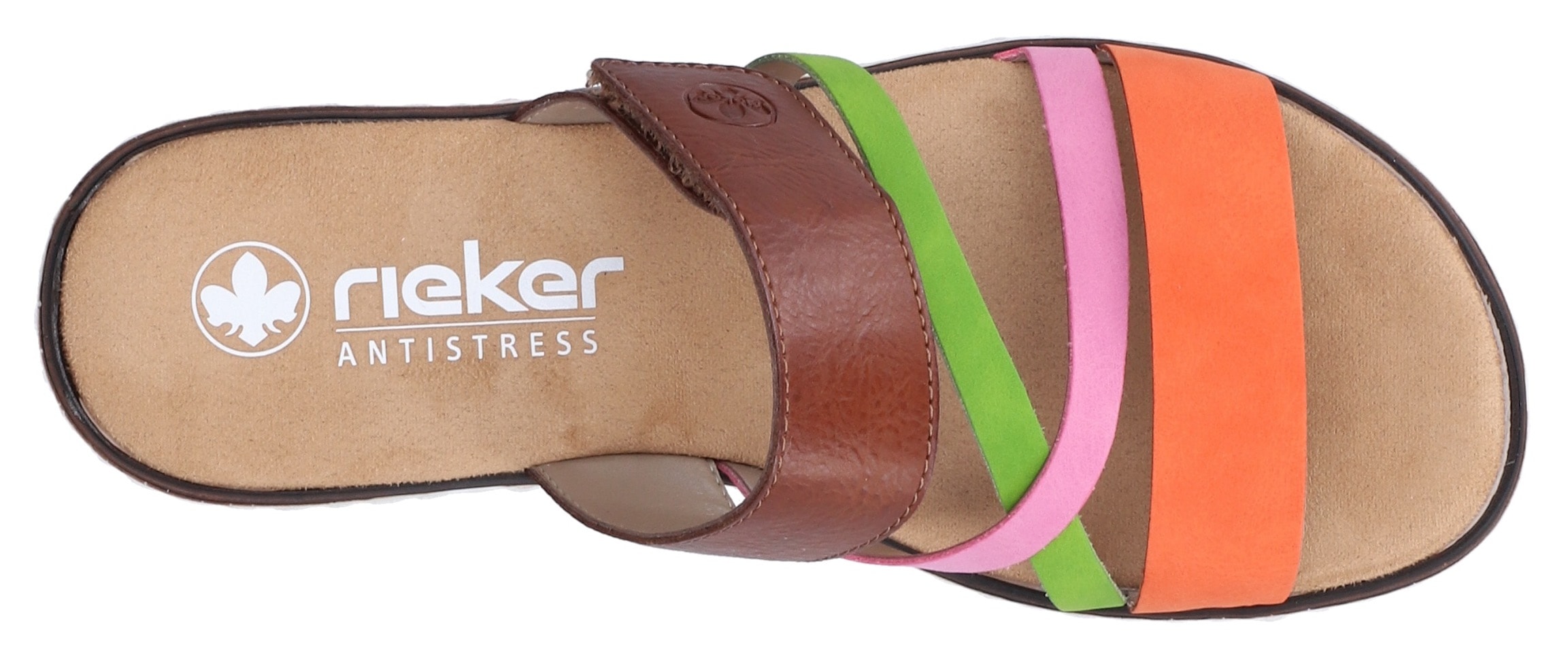 Rieker Pantolette  Keilabsatz, Sommerschuh, 150 Jahre RIEKER Jubiläumsartikel