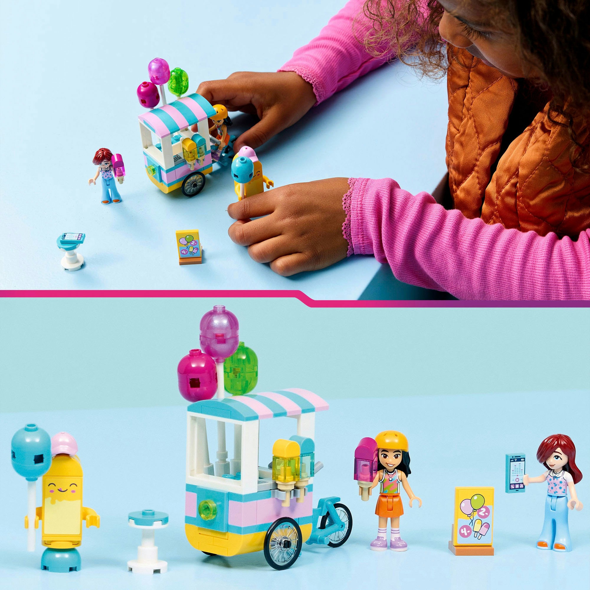 LEGO® Konstruktionsspielsteine »Eis- und Luftballonstand (42692), LEGO Friends« Made in Europe