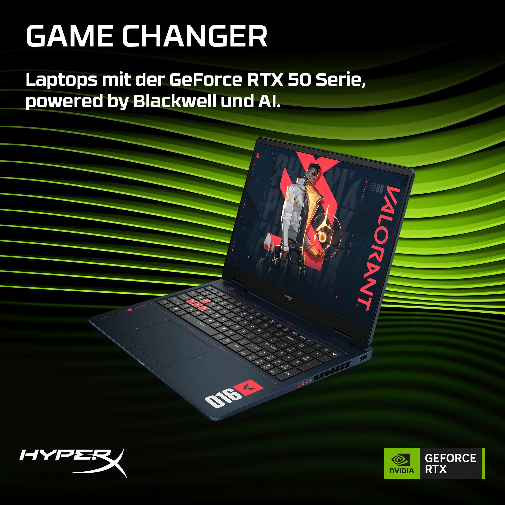 HP Gaming-Notebook »16-ap1099ng« 40,6 cm / 16 ″ AMD Ryzen 9 GeForce RTX 5070 1.000 GB SSD