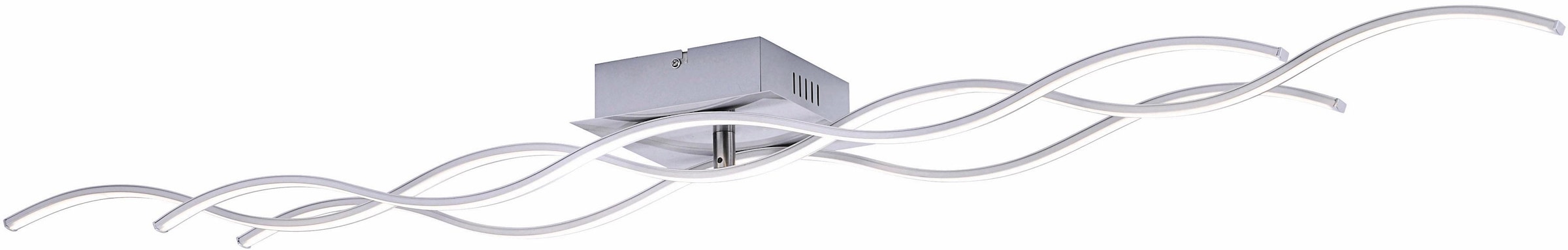 JUST LIGHT Deckenleuchte »WELLA«, 3 flammig, Leuchtmittel LED-Board | LED fest integriert, inklusive festverbautem LEDLeuchtmittel