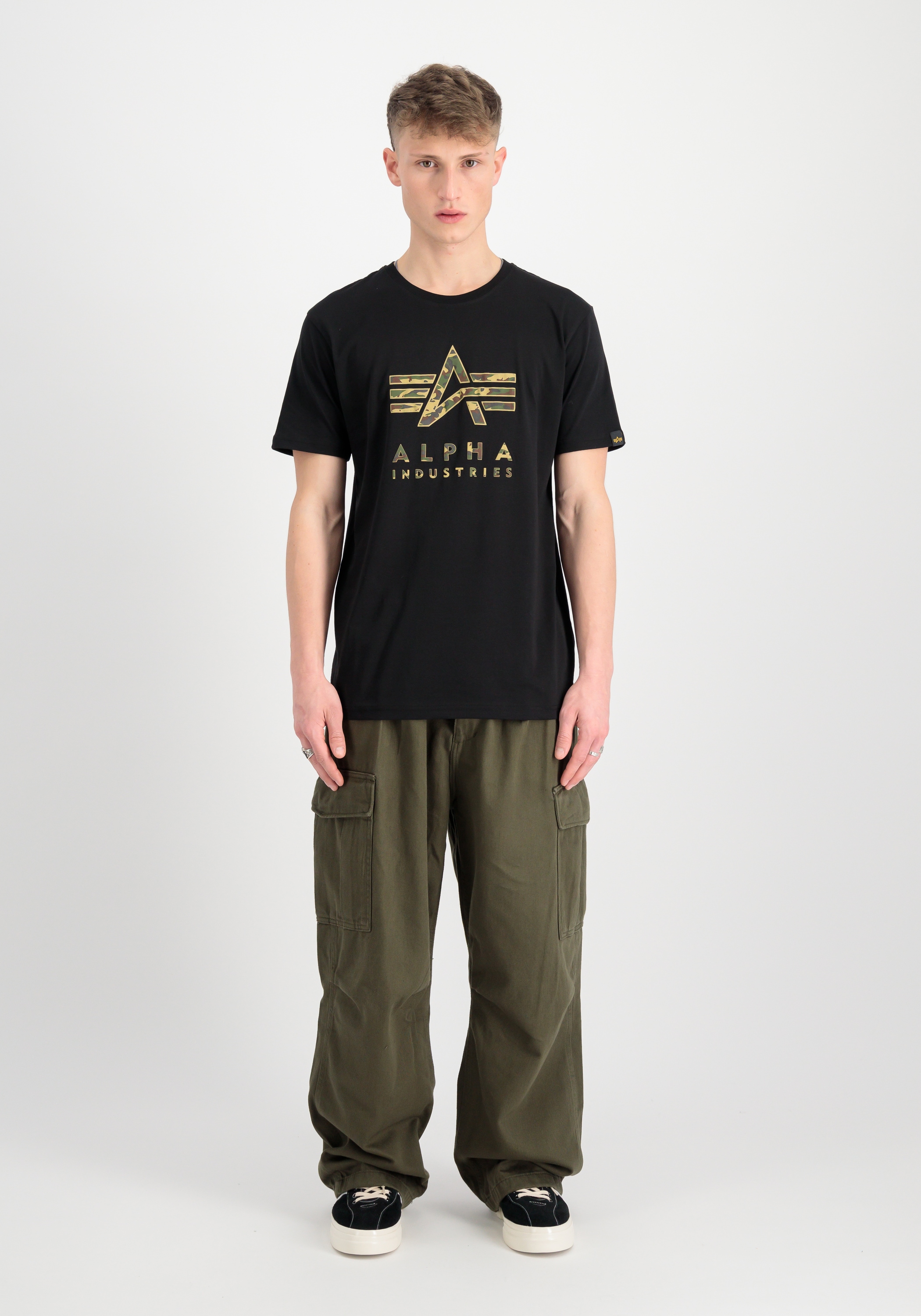Alpha Industries T-Shirt »Alpha Industries Men - T-Shirts Camo Puff Print T«