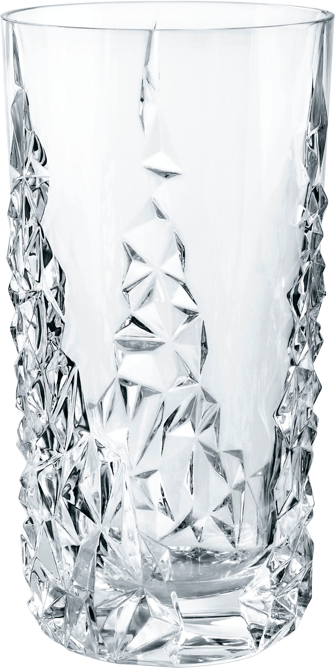 Longdrinkglas »Sculpture«, (Set, 4 tlg.), Made in Germany, 420 ml, 4-teilig