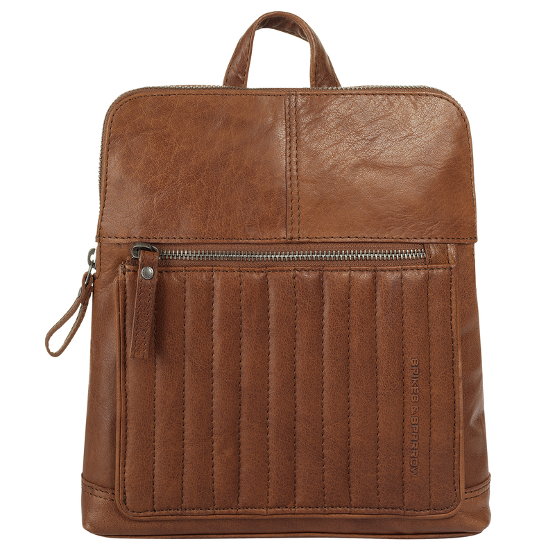 SPIKES & SPARROW Cityrucksack echt Leder cognac B/H/T: 25 cm x 29 cm x 3 cm B/H/T: 25 cm x 29 cm x 3 cm Höhe 29 cm x Breite 25 cm x Tiefe 3 cm
