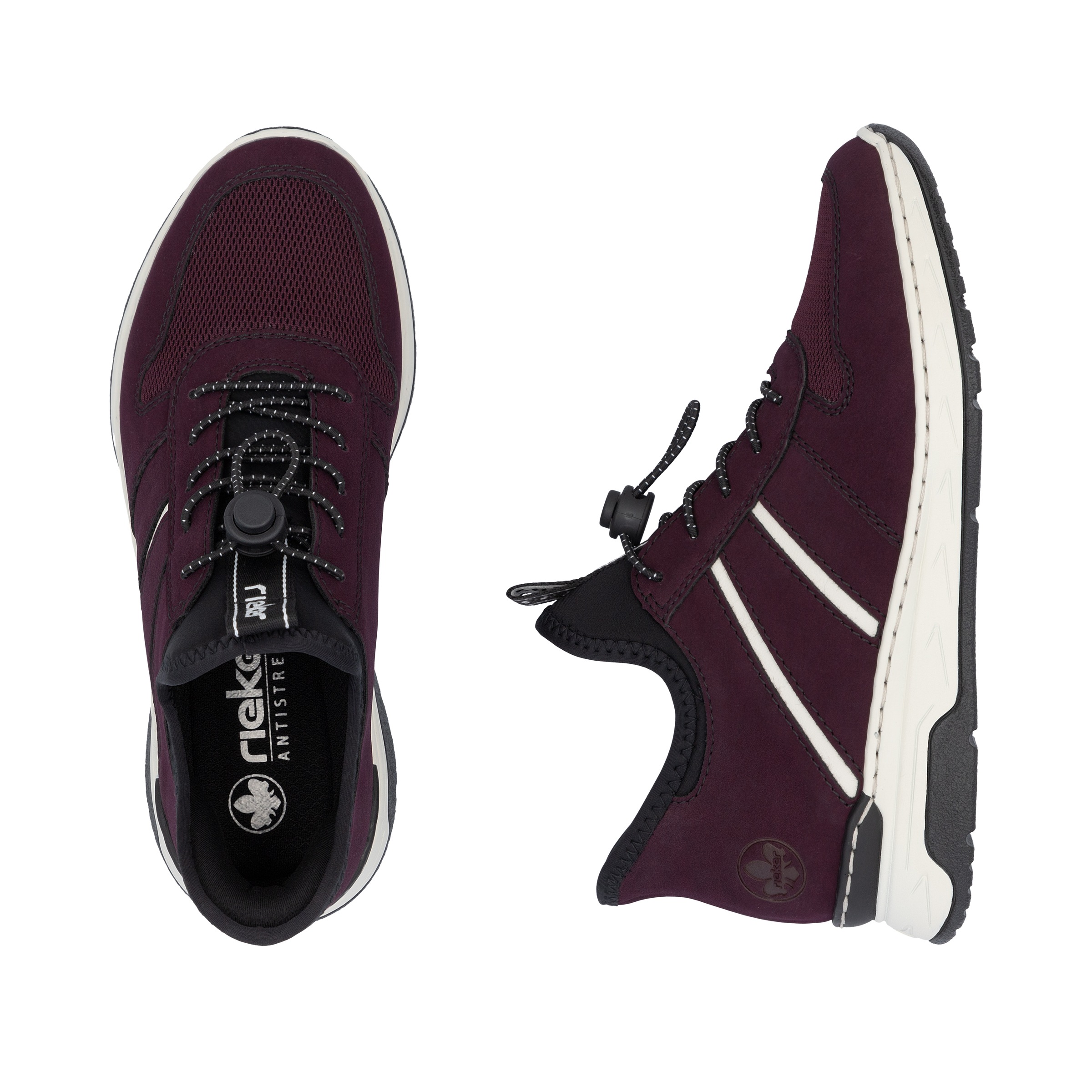 Rieker Slip-On Sneaker »Ready2GO«, Schlupfschuh, Halbschuh, Freizeitsneaker mit MemoSoft-Innensohle