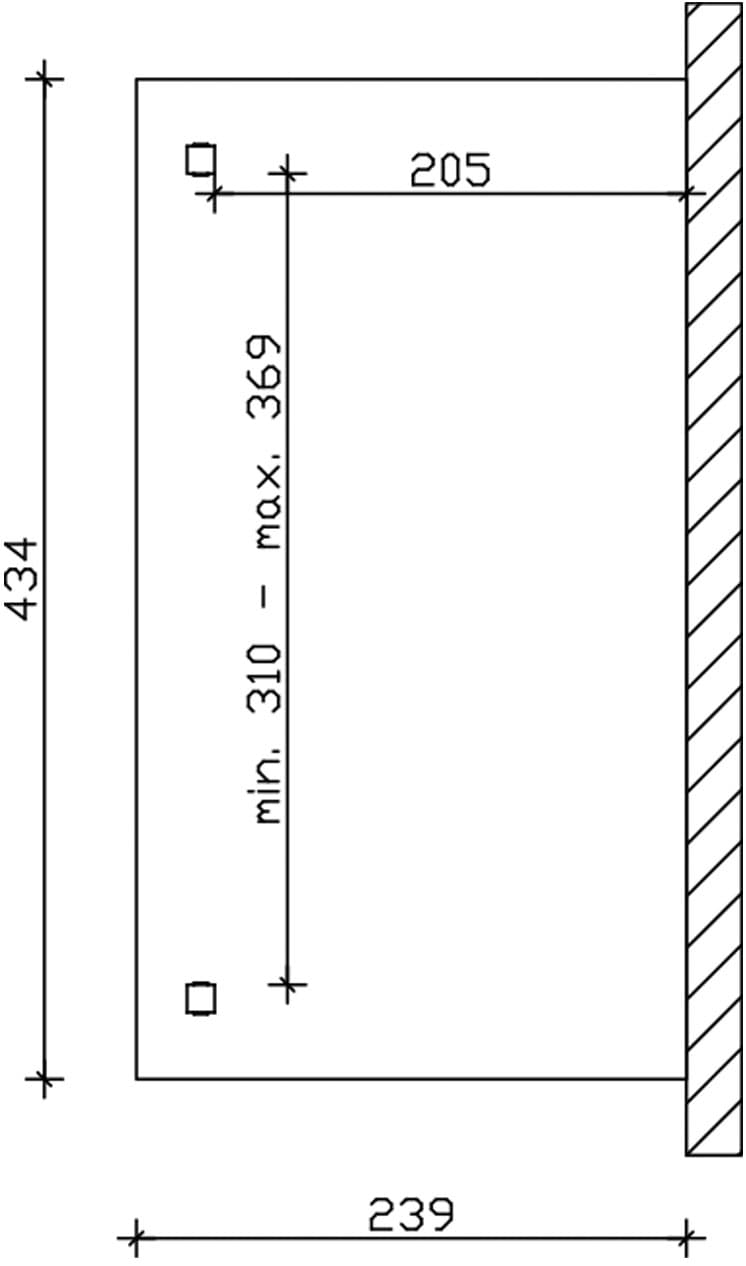 Skanholz Terrassendach »Verona« Leimholz