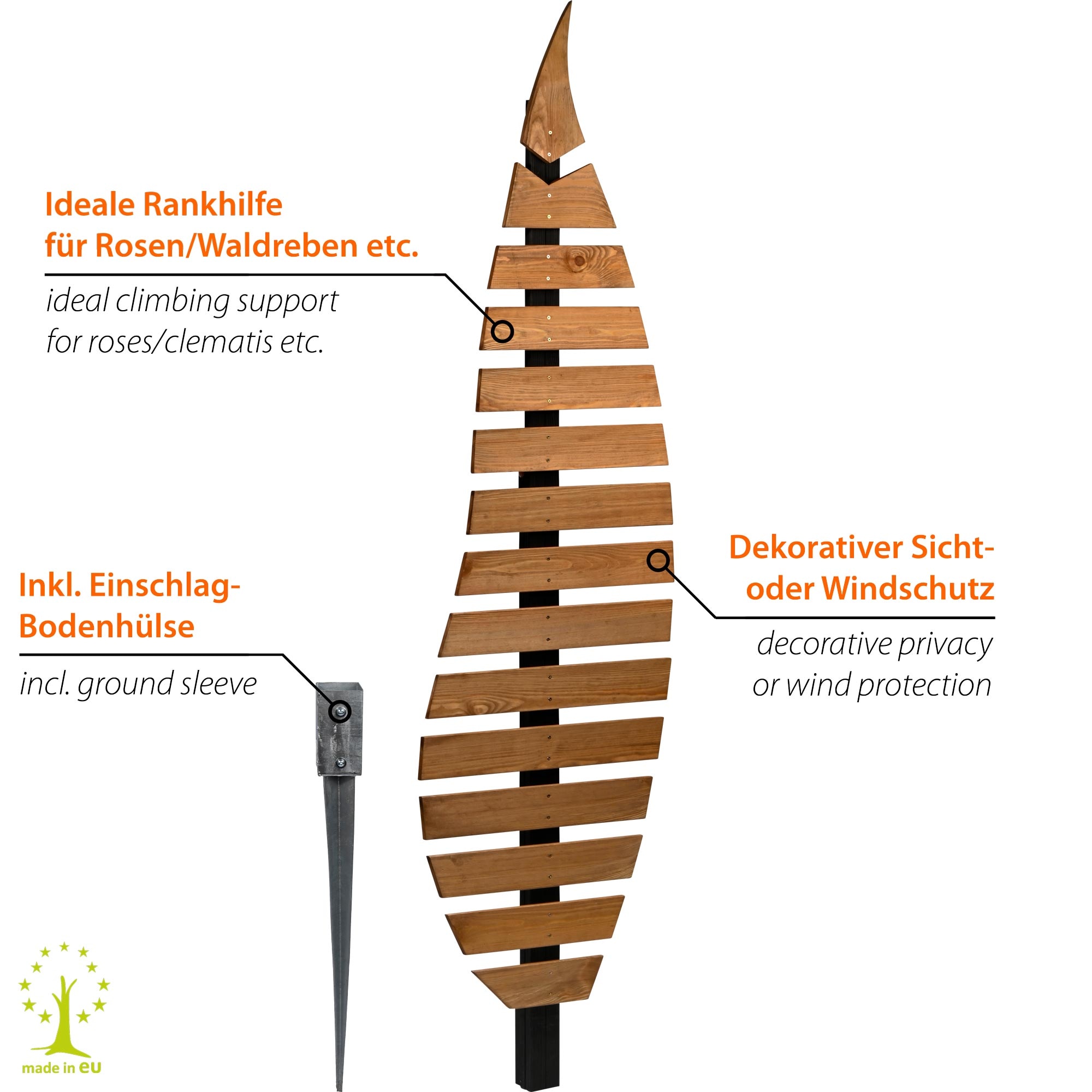 dobar Rankhilfe »Design Rankgitter "Abstractus"« 51 x 6 x 197 cm (L x B x H)