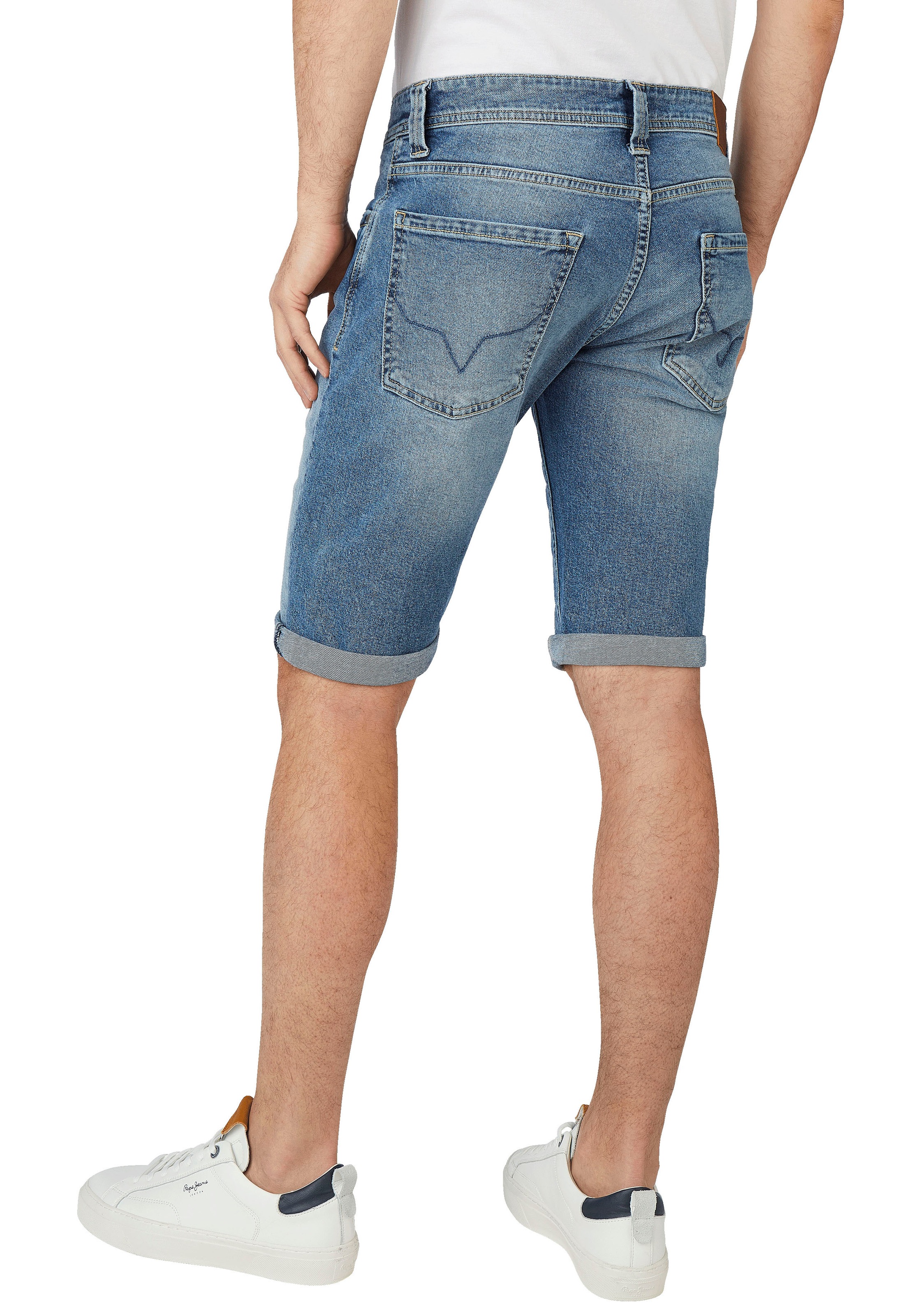 2. Bild von Pepe Jeans Jeansshorts »CASH«, in Used-Waschung