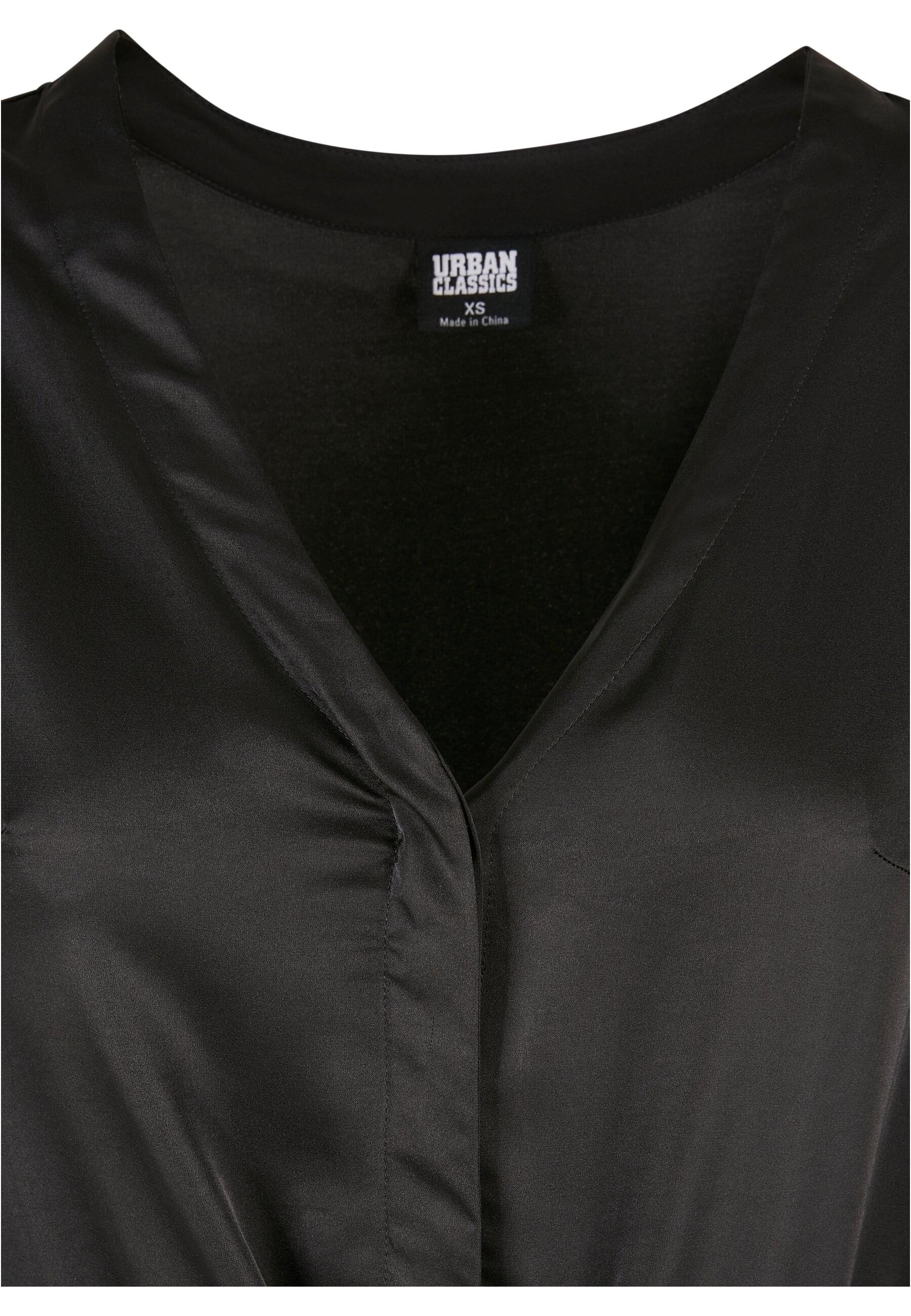 URBAN CLASSICS Jumpsuit »Urban Classics Damen Ladies Satin Wide Leg Belt Jumpsuit« 1 Stk.