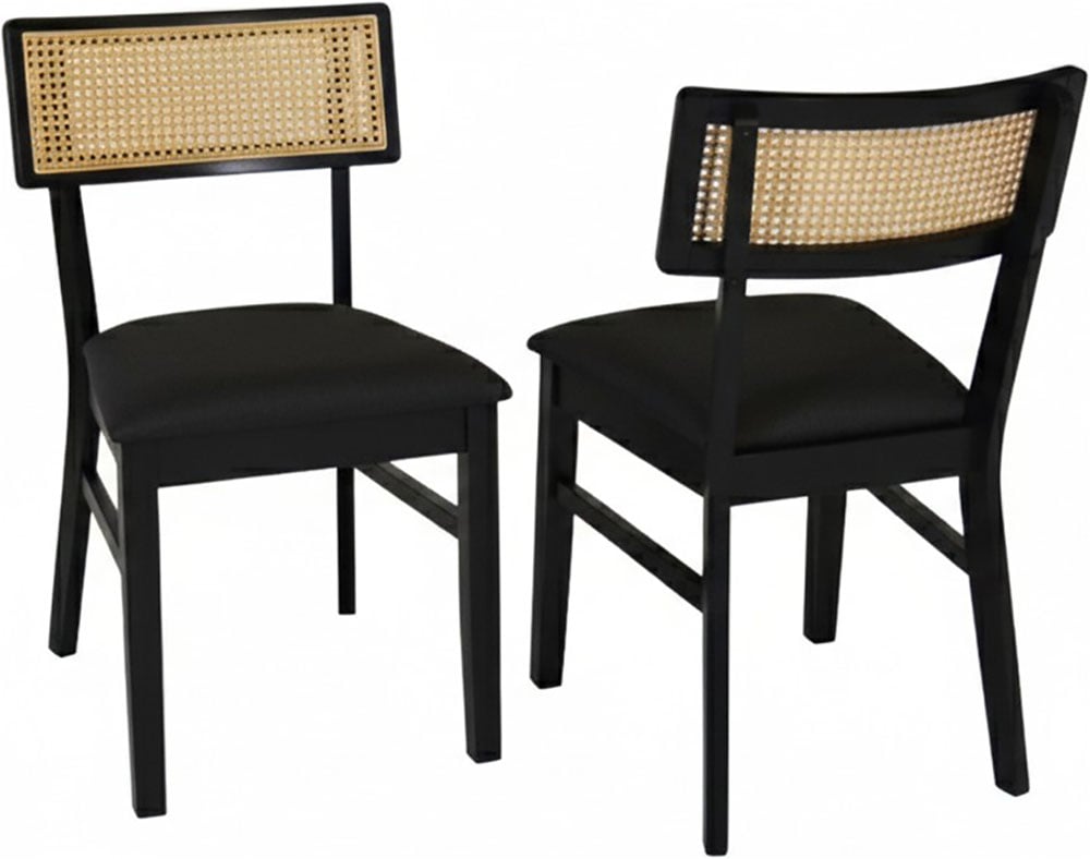 Jahnke Esszimmerstuhl »VIENNA SIT DUO« () Esszimmerstuhl (2er Set), Massivholz, gepolstert, bis 110 kg belastbar