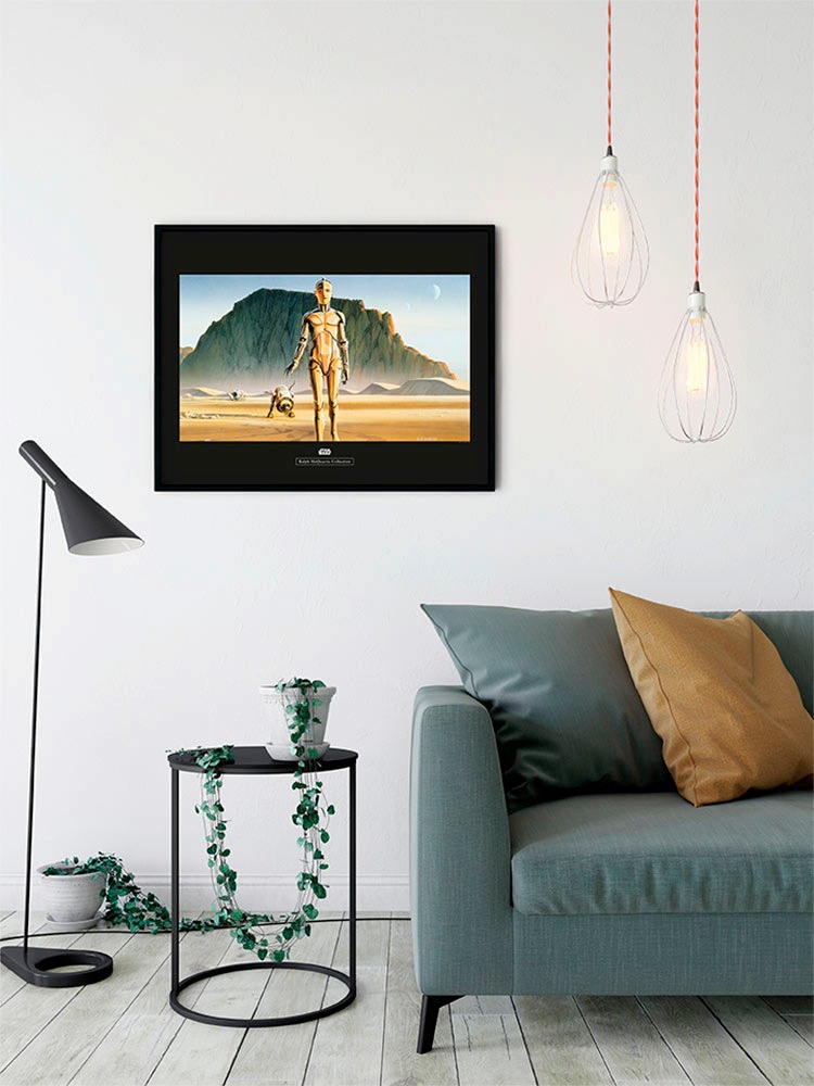 Komar Bild »Star Wars Classic RMQ Droids«, Star Wars, (1 St.), Wandbild zur Dekoration im Kinderzimmer - ohne Rahmen