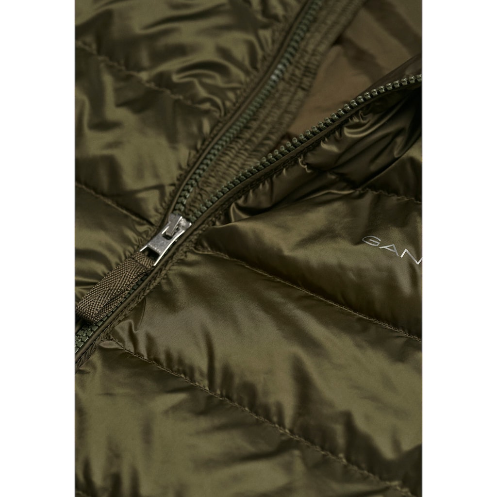 Gant Daunenjacke »Light Down Jacket Daunen leicht pflegeleicht«, sehr leichte Daunen Steppjacke, Premium Qualität, klasissches Design