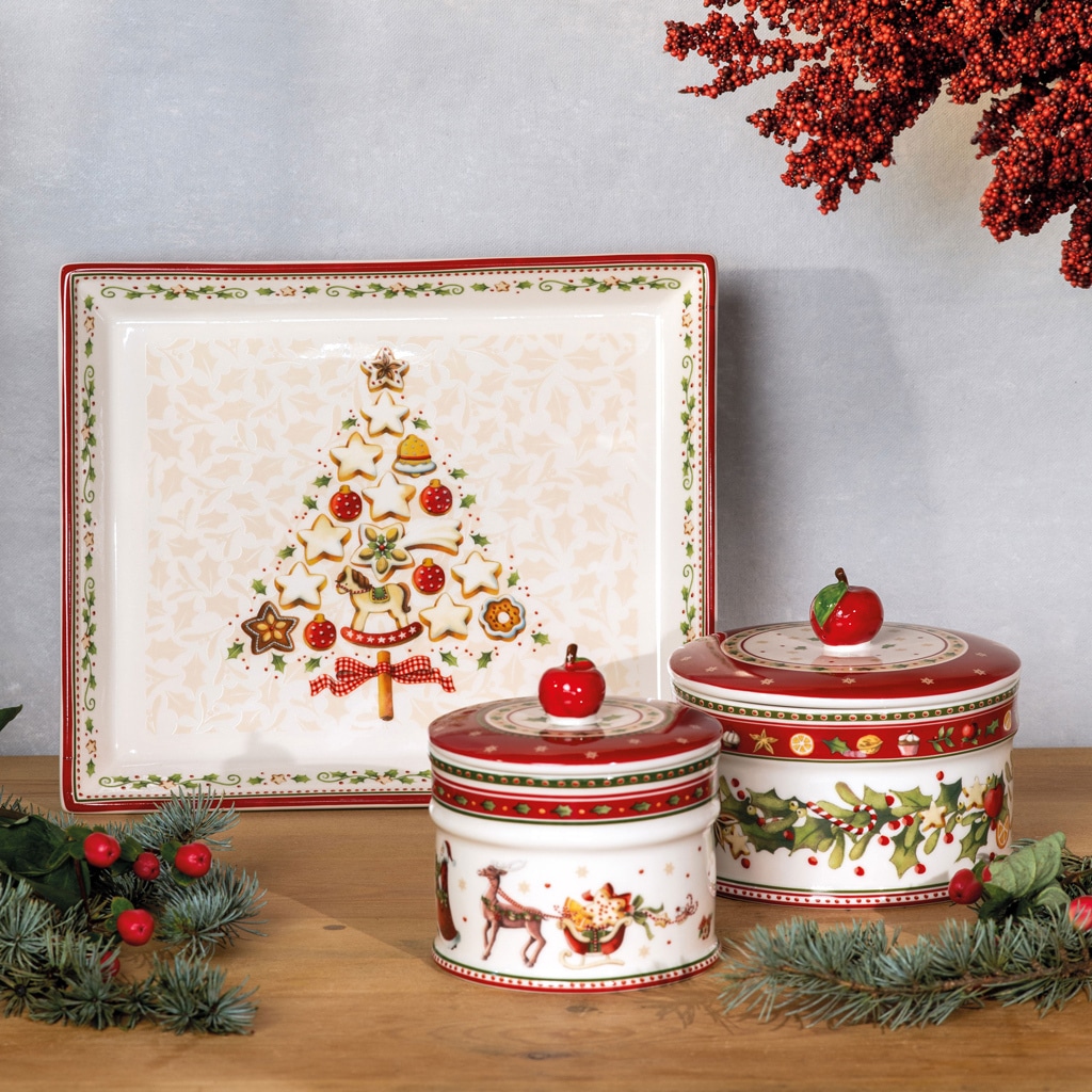 Villeroy & Boch Vorratsdose »Gebäckdose Winter Bakery Delight ø 14 cm bunt«, (1 tlg.)