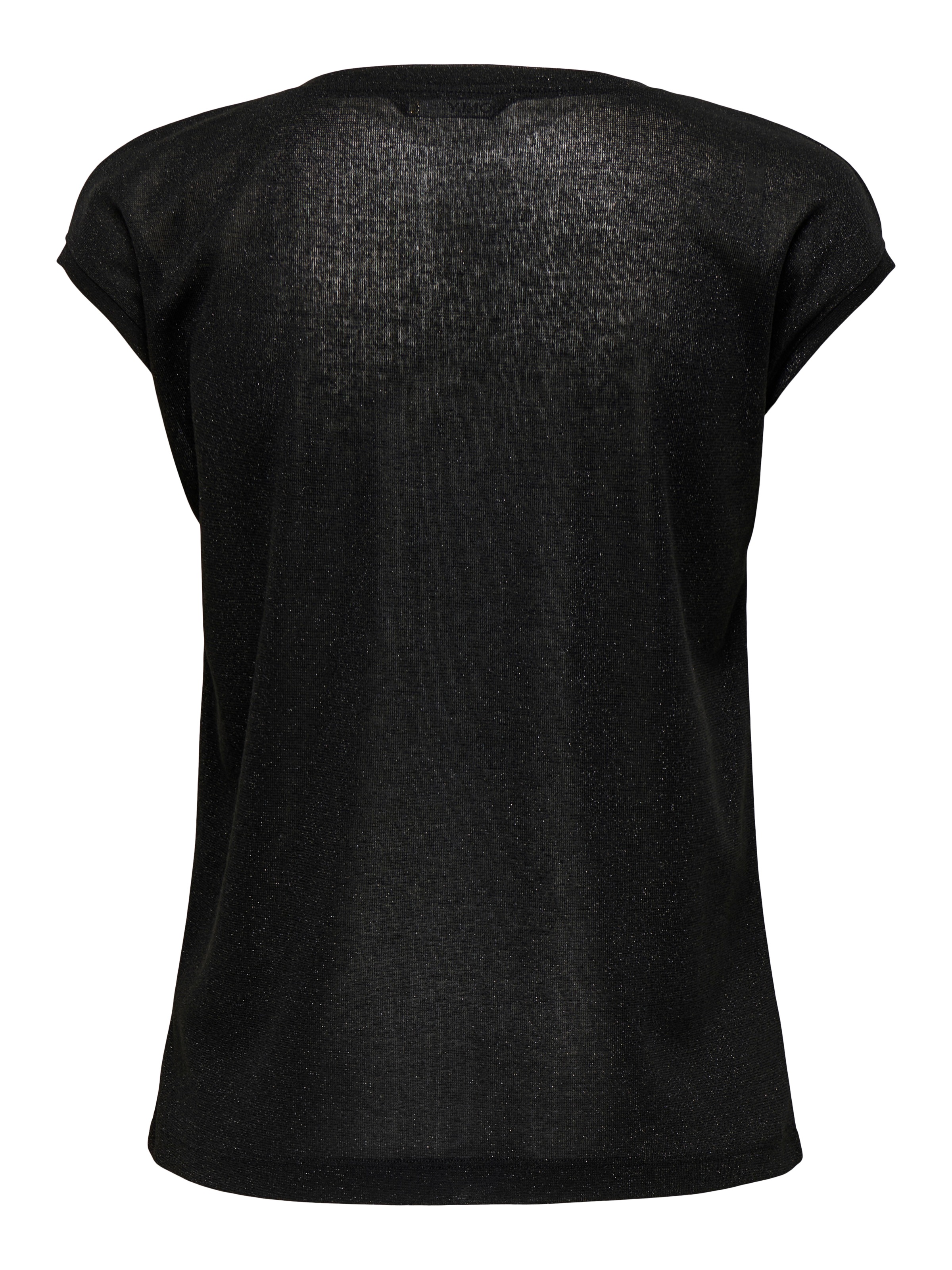 ONLY Kurzarmshirt »ONLSILVERY S/S V NECK LUREX TOP JRS NOOS«