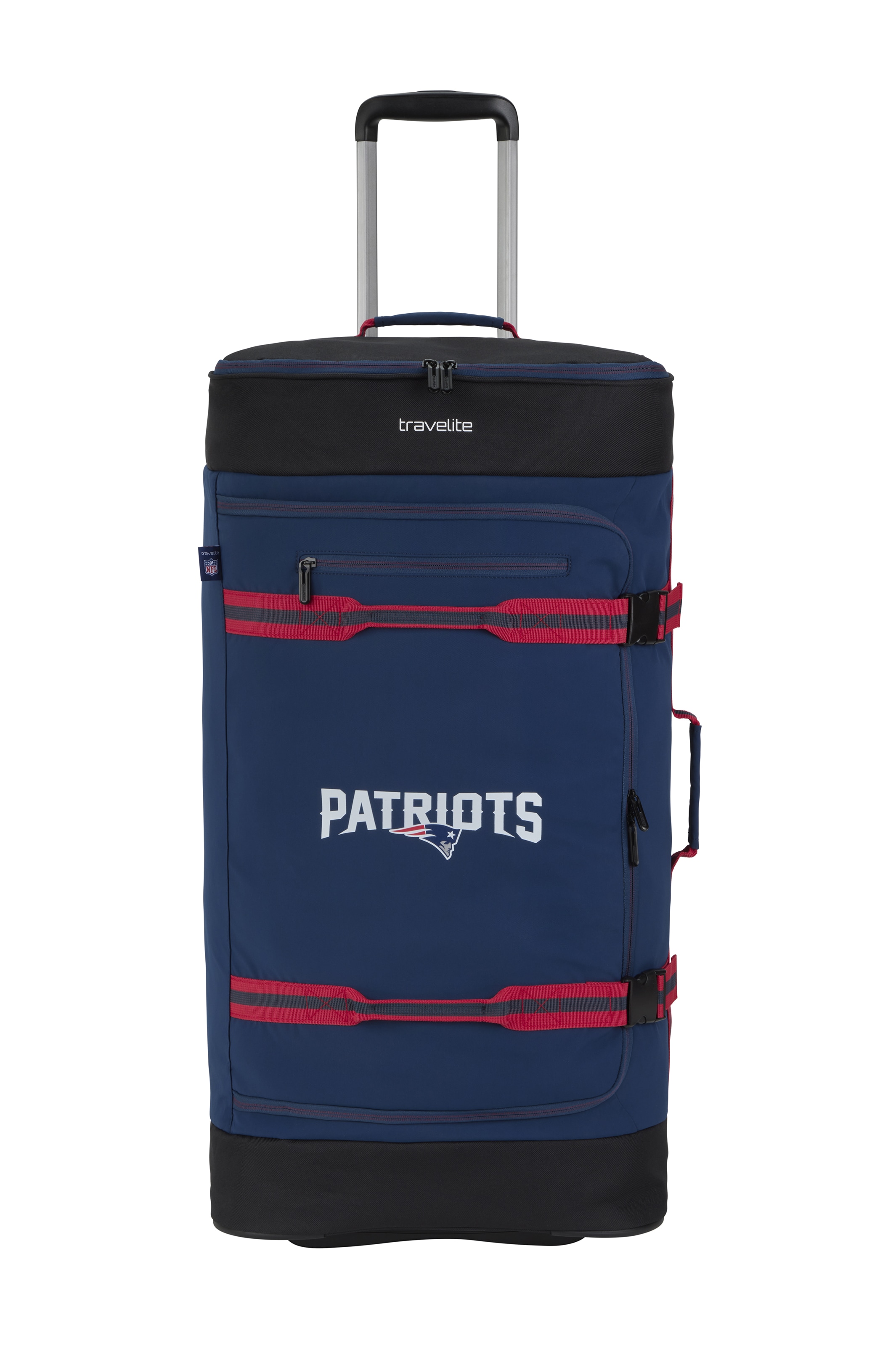 travelite Reisetasche »travelite x NFL Rollenreisetasche« Unisex Travelgab, große Öffnung, Schuhfach und Teleskopgestänge